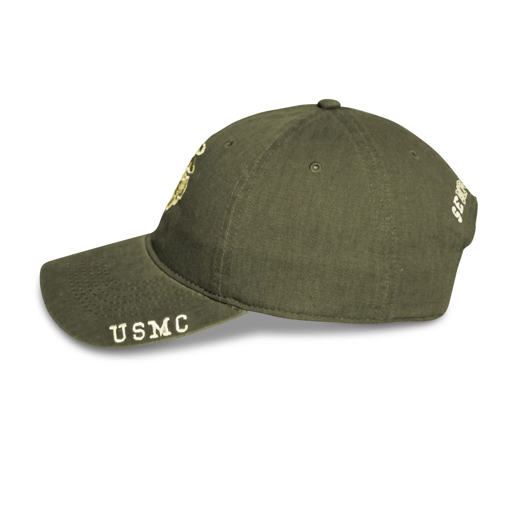 Eagle, Globe, and Anchor USMC Hat – OD Green - Image 3