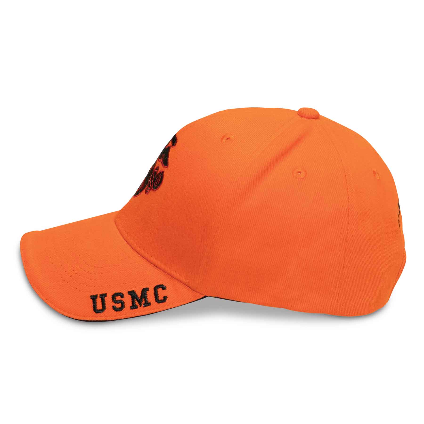 Eagle, Globe, and Anchor USMC Hat – Blaze Orange - Image 2