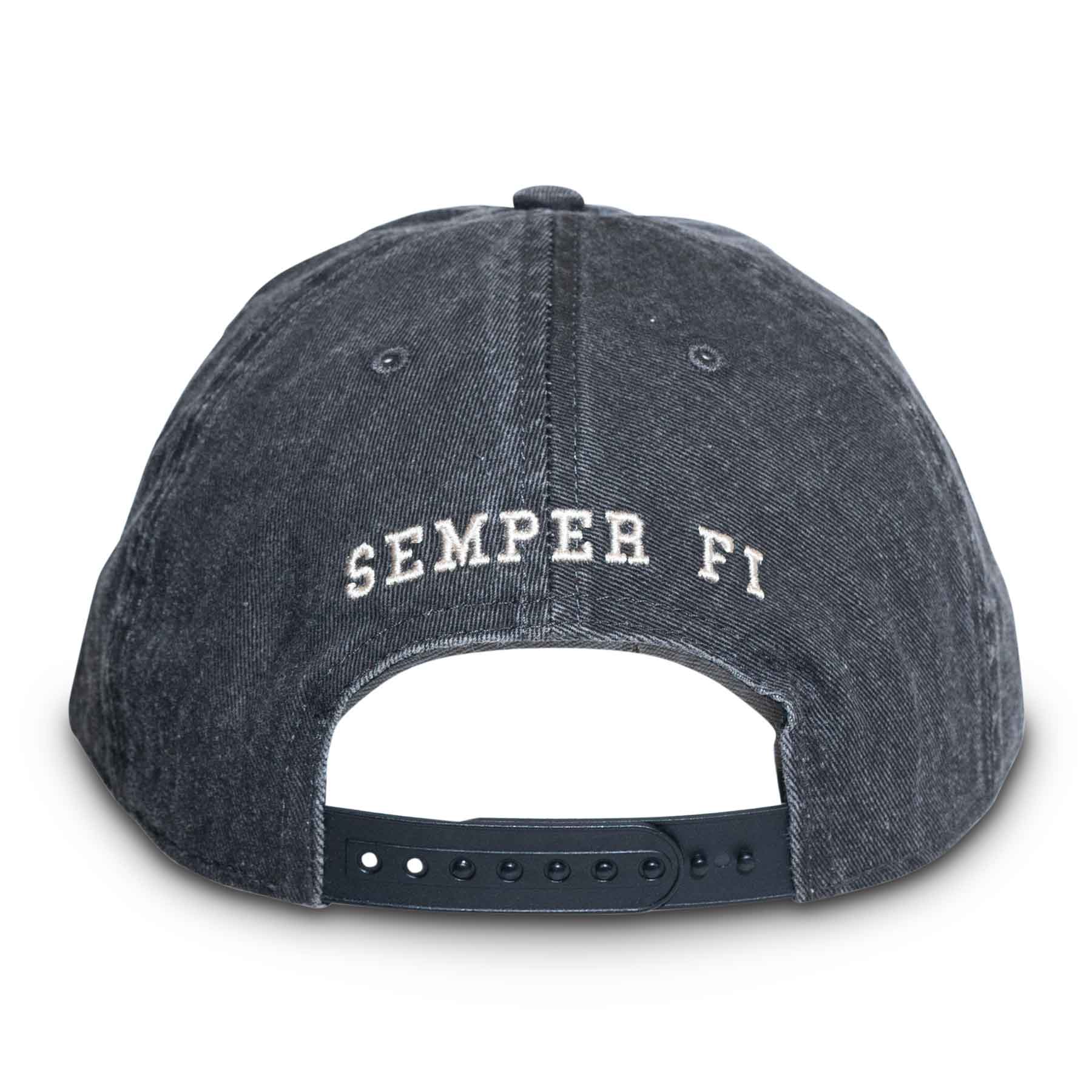 Eagle, Globe, and Anchor USMC Hat – Dark Grey and Copper - Image 6