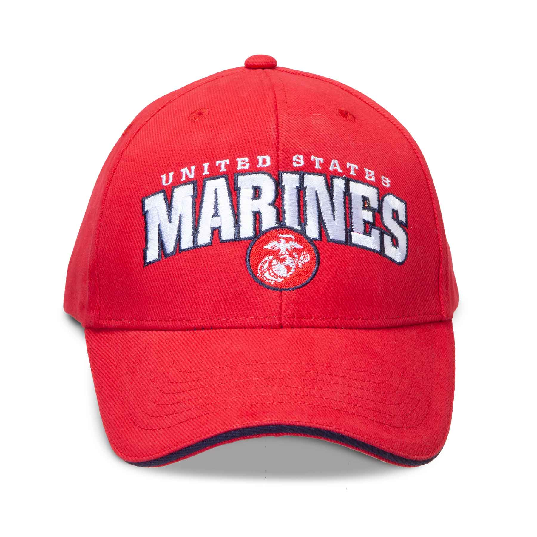 Eagle, Globe, and Anchor Marines Hat – Red or Navy - Image 4