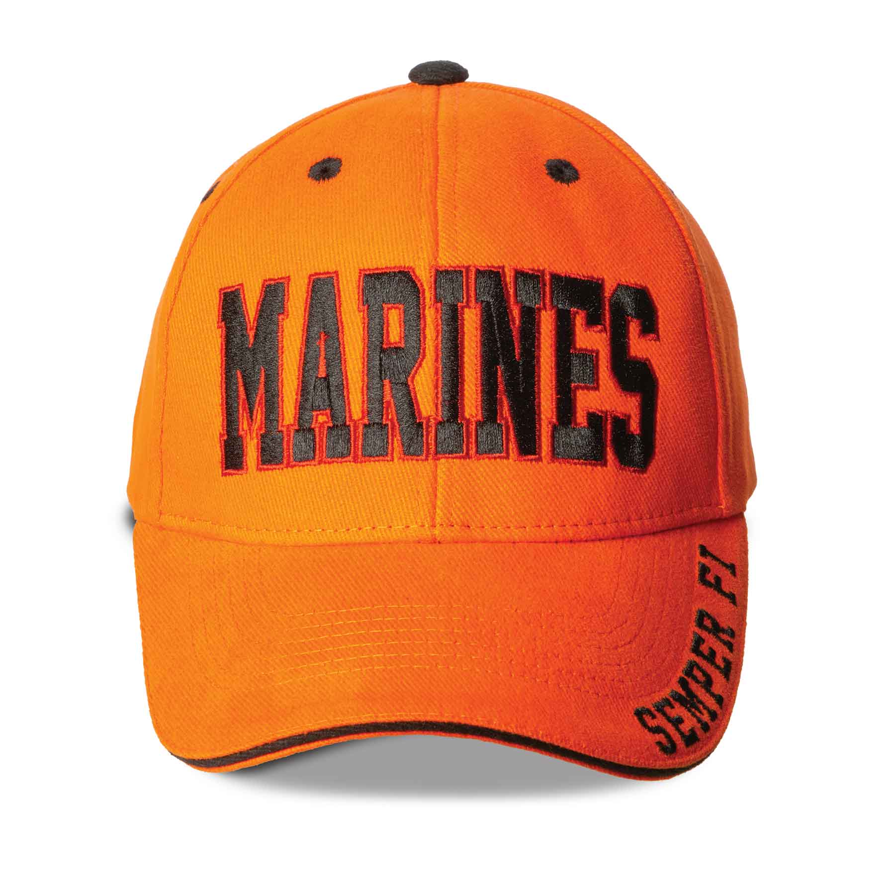 Marines Hunter Orange Hat - Image 6
