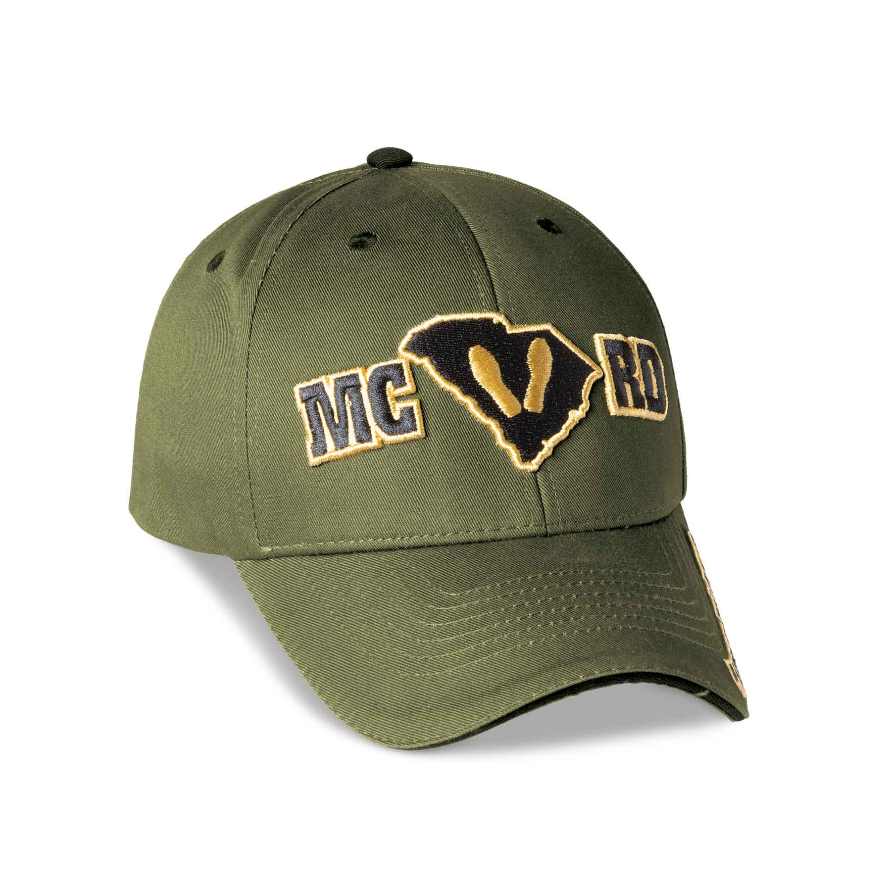 MCRD Parris Island Choose Your Rank/Logo Hat in OD Green - Image 10
