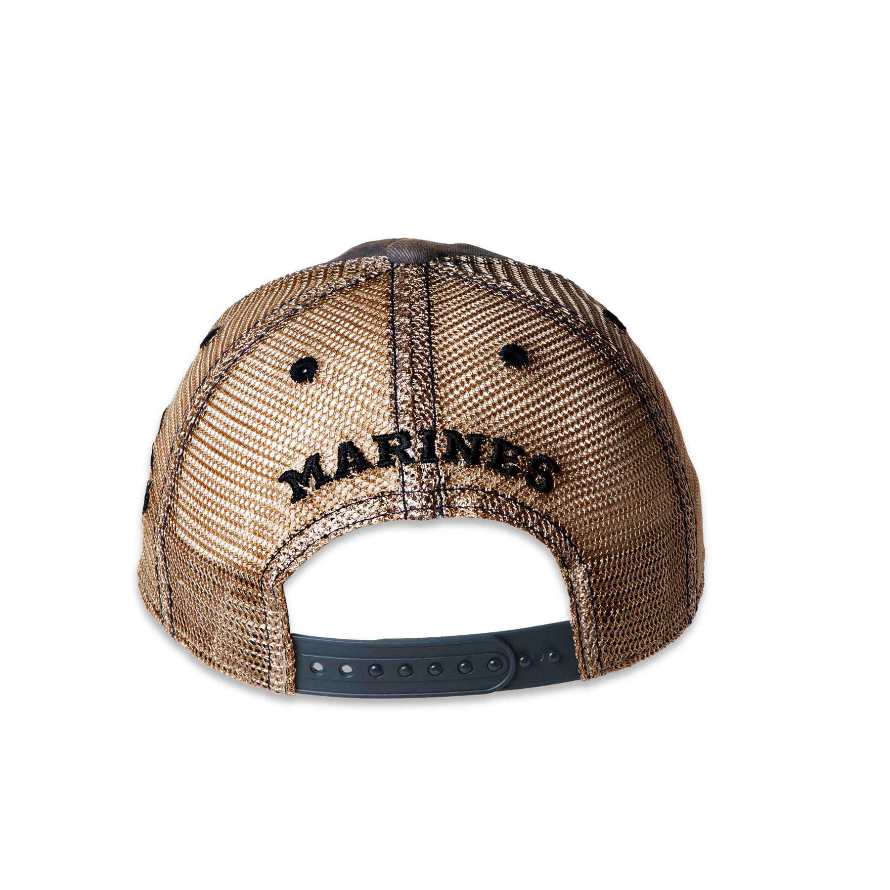 USMC Veteran Mesh Back Hat - Navy - Image 2