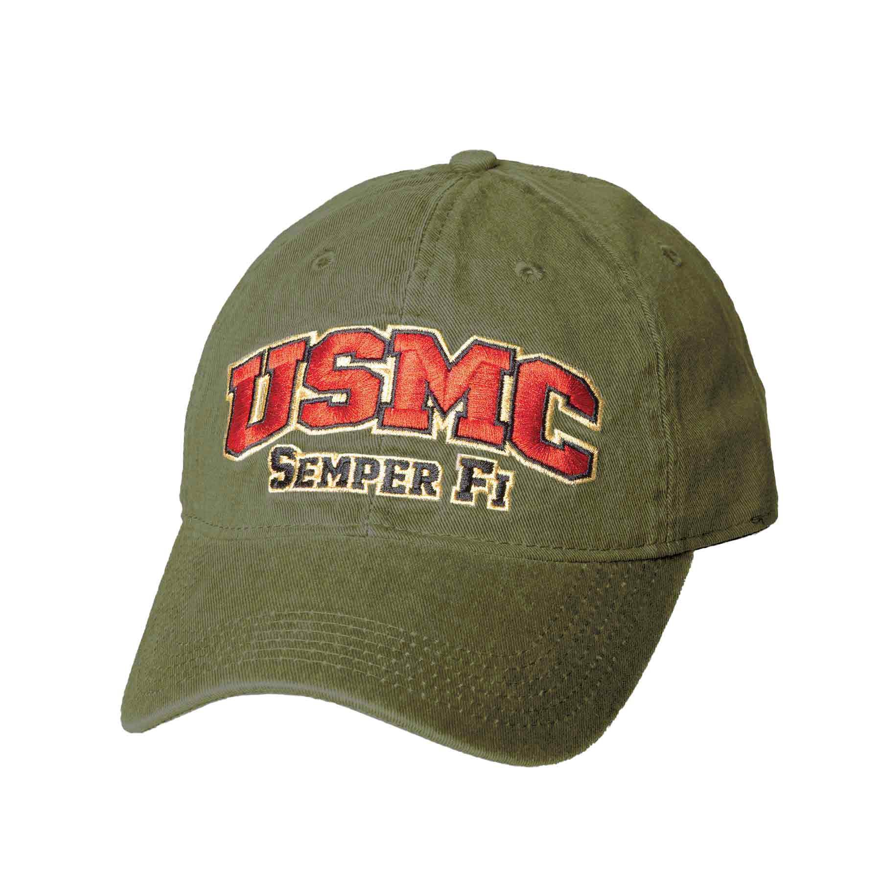 USMC Semper Fi OD Green Hat