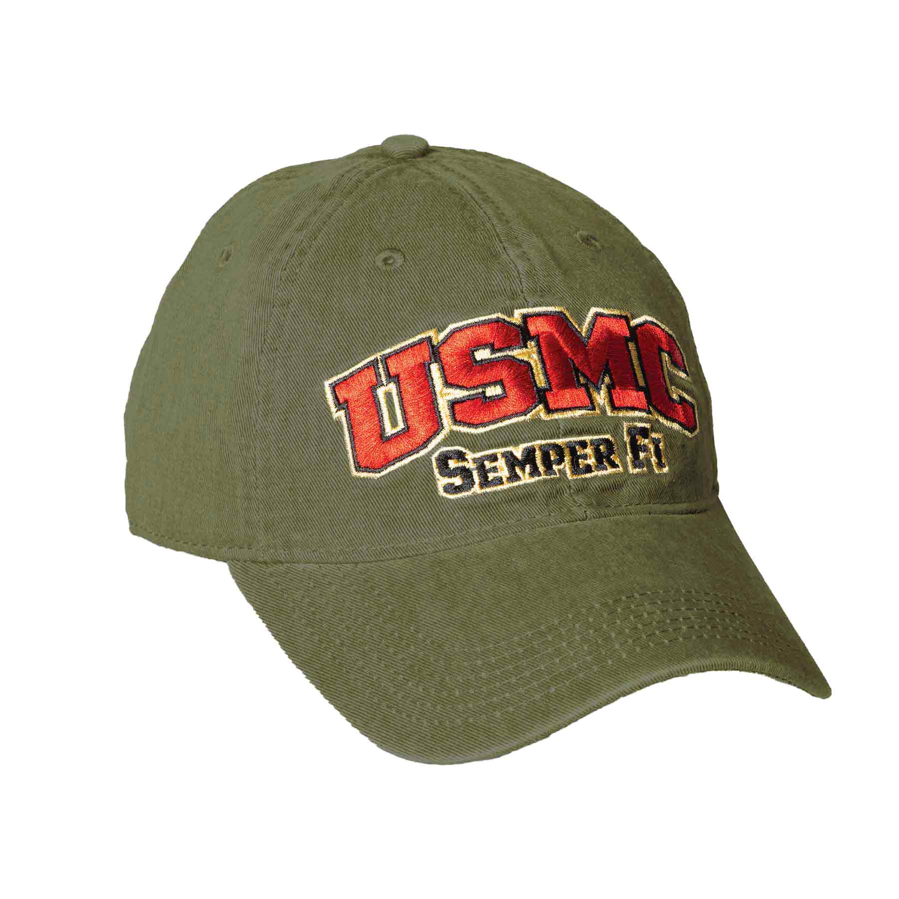 USMC Semper Fi OD Green Hat - Image 2