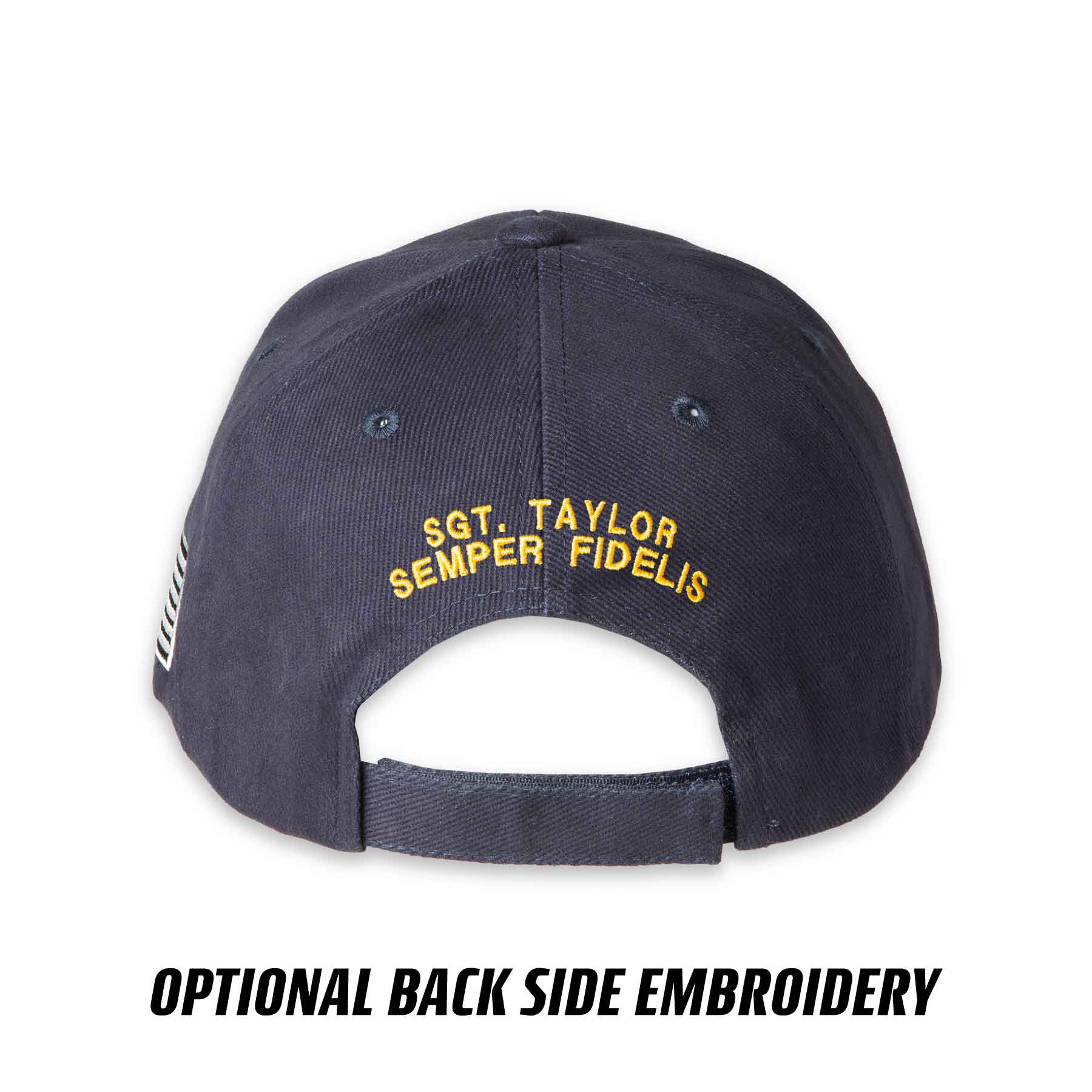 USMC Veteran Choose Your Rank Hat - Navy - Image 9