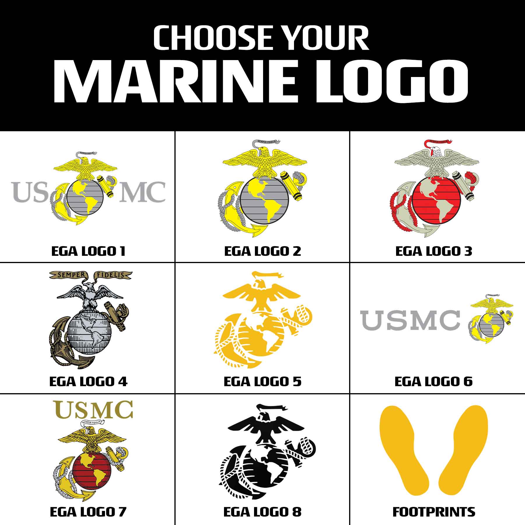 Grumpy Old Marine Choose Your Rank/Logo Hat- Black - Image 5