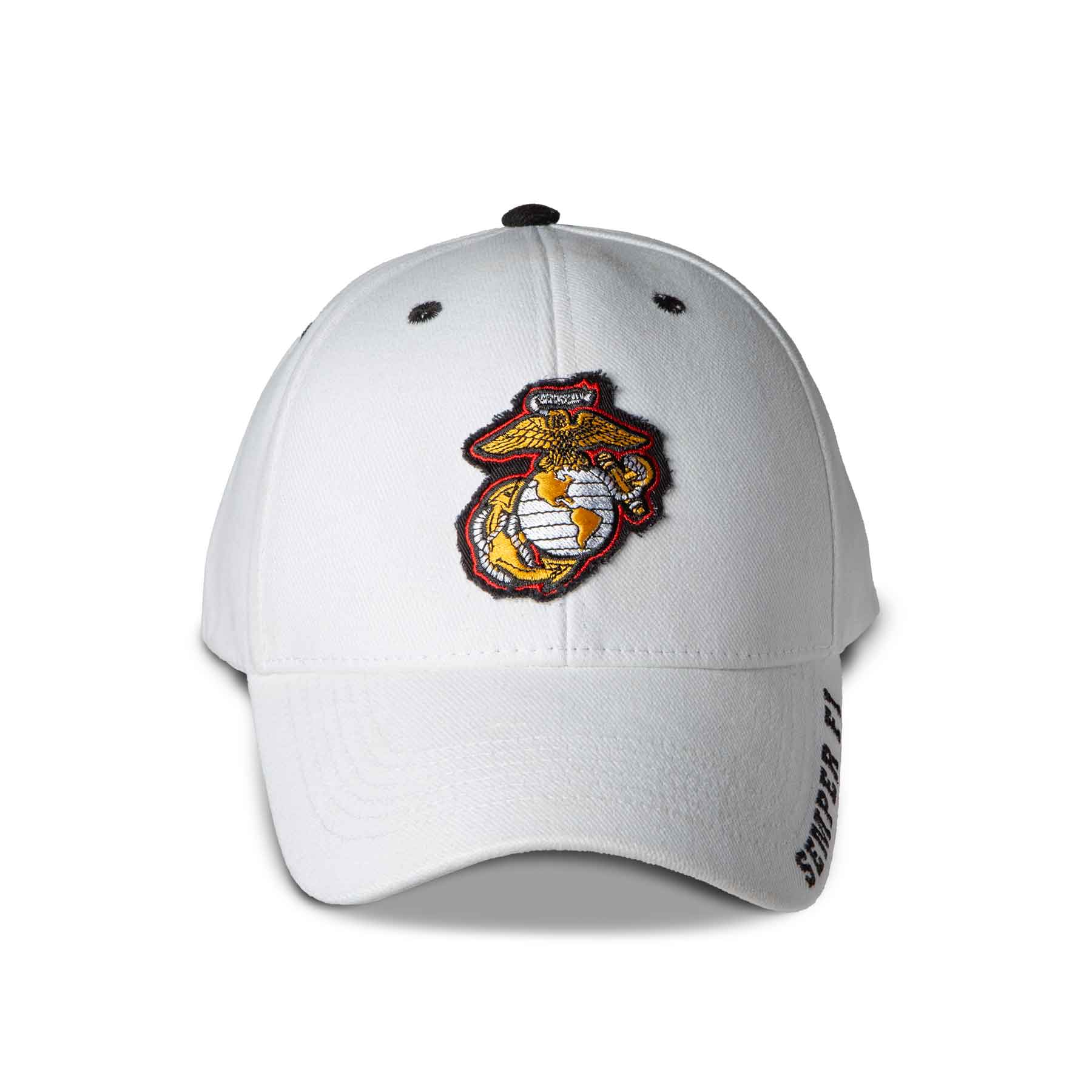 USMC Veteran Choose Your Rank Hat - White - Image 13