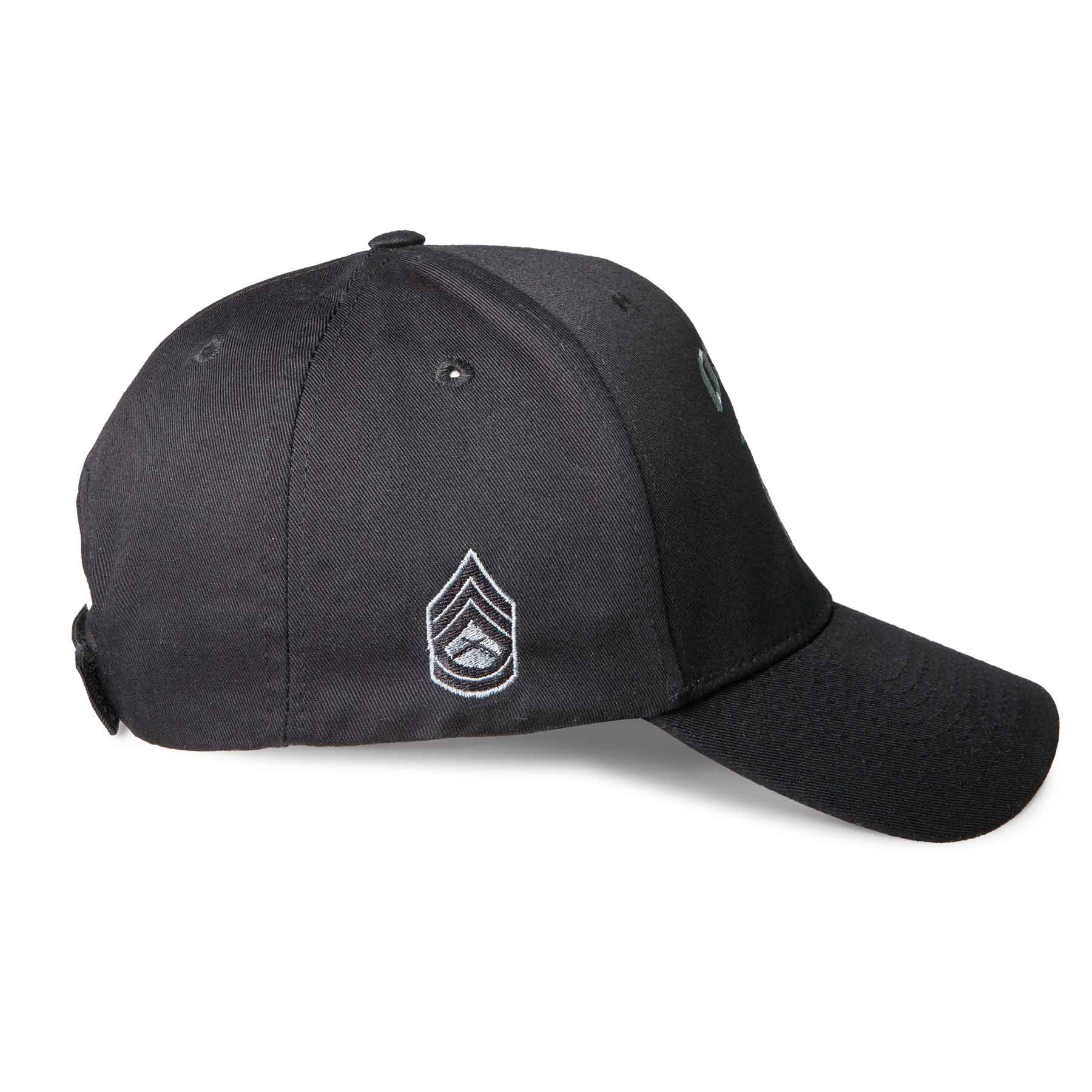 Marine Corps MOS Embroidered Cover - Black with Gray - Image 2