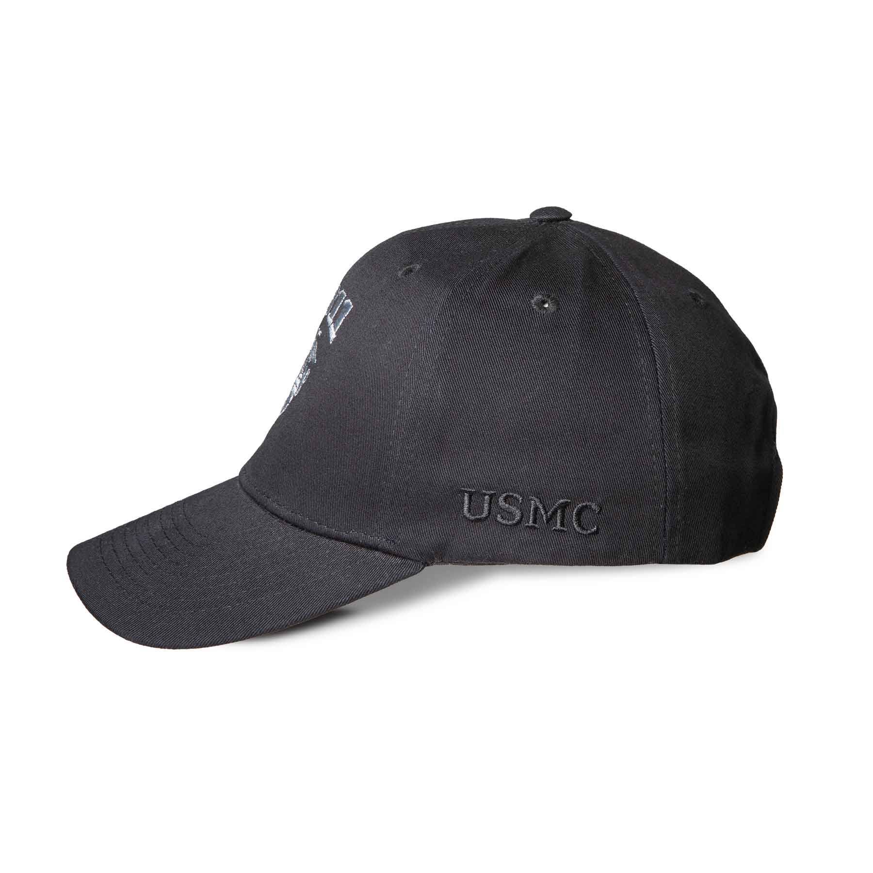 Marine Corps MOS Embroidered Cover - Black with Gray - Image 9