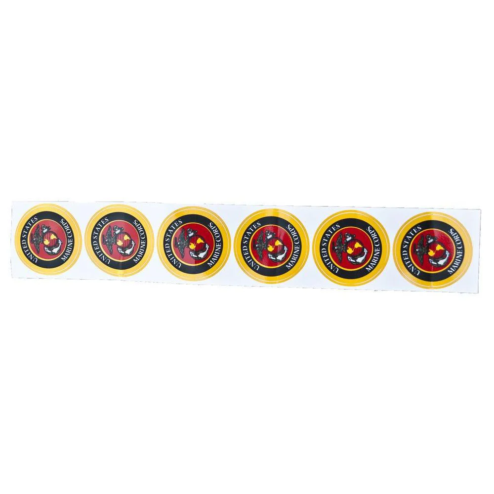Eagle Globe and Anchor 1 3/4" Decals