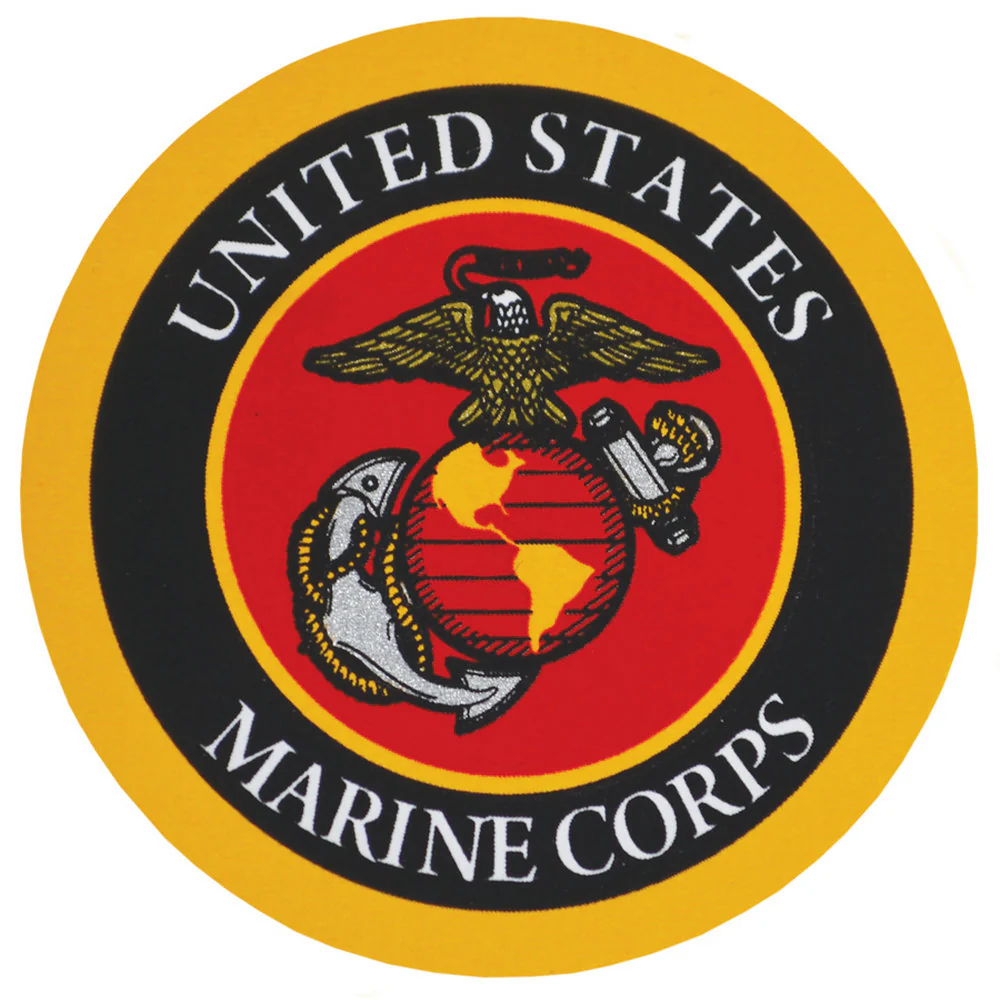 Eagle Globe and Anchor 1 3/4" Decals - Image 2