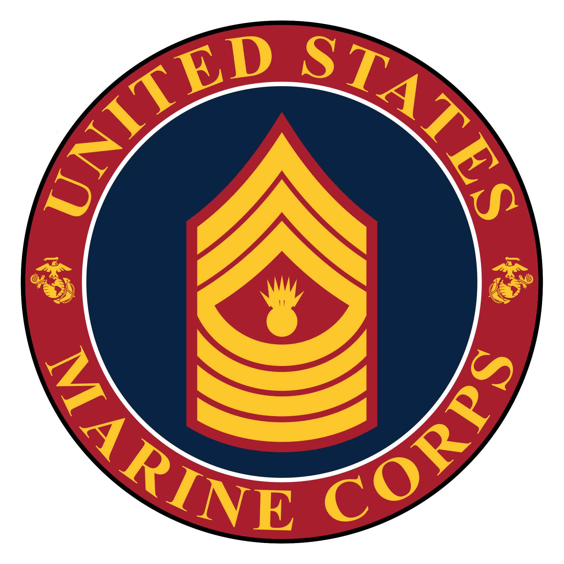 Master Gunnery Sgt Decal