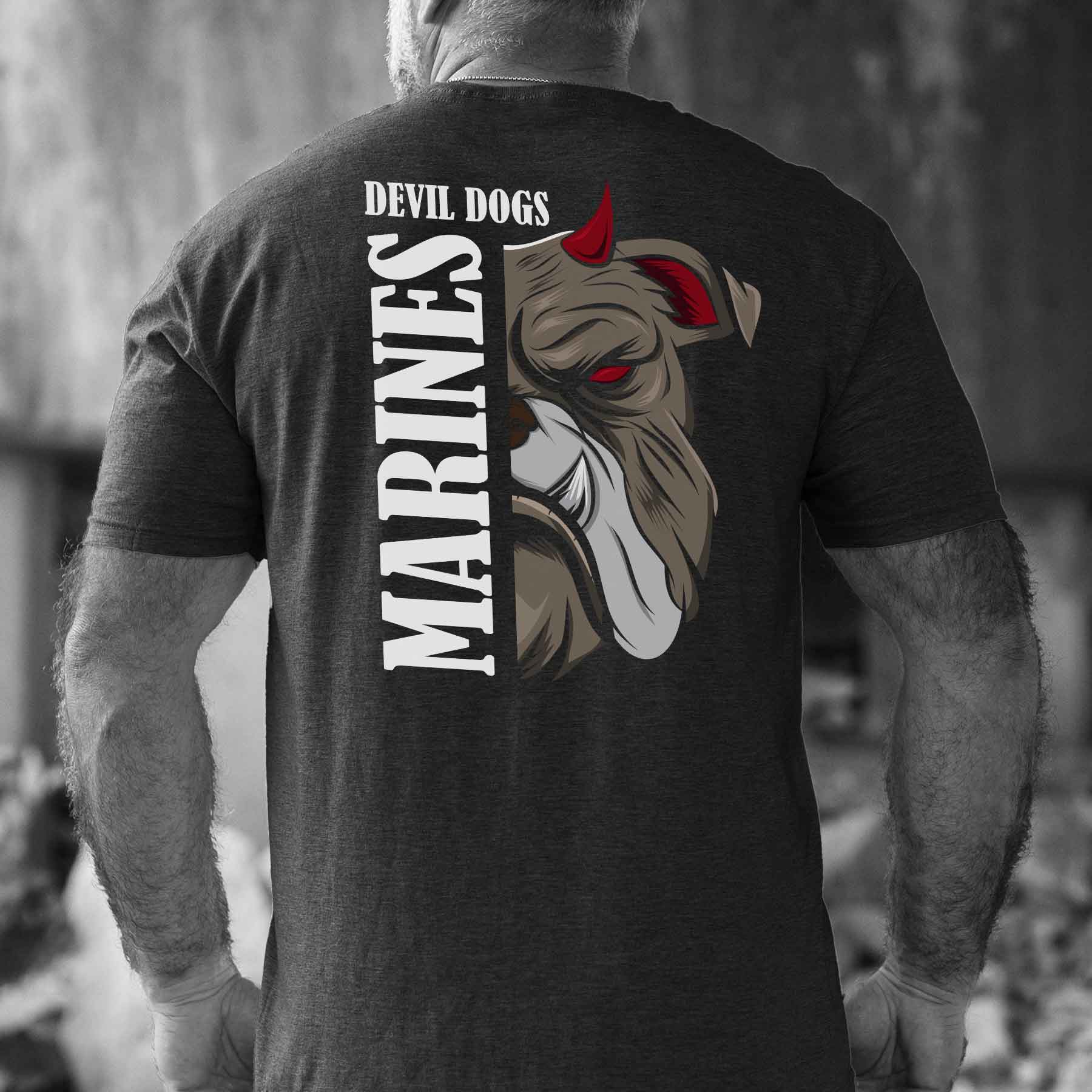 Devil Dogs Bulldog T-shirt - Image 3