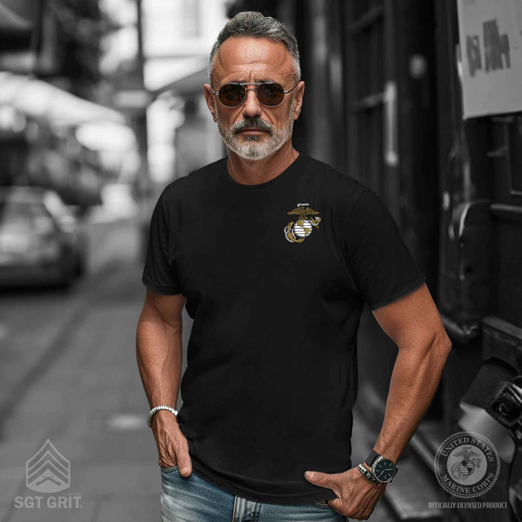 Devil Dogs 1775 USMC T-shirt- Back Design - Image 10