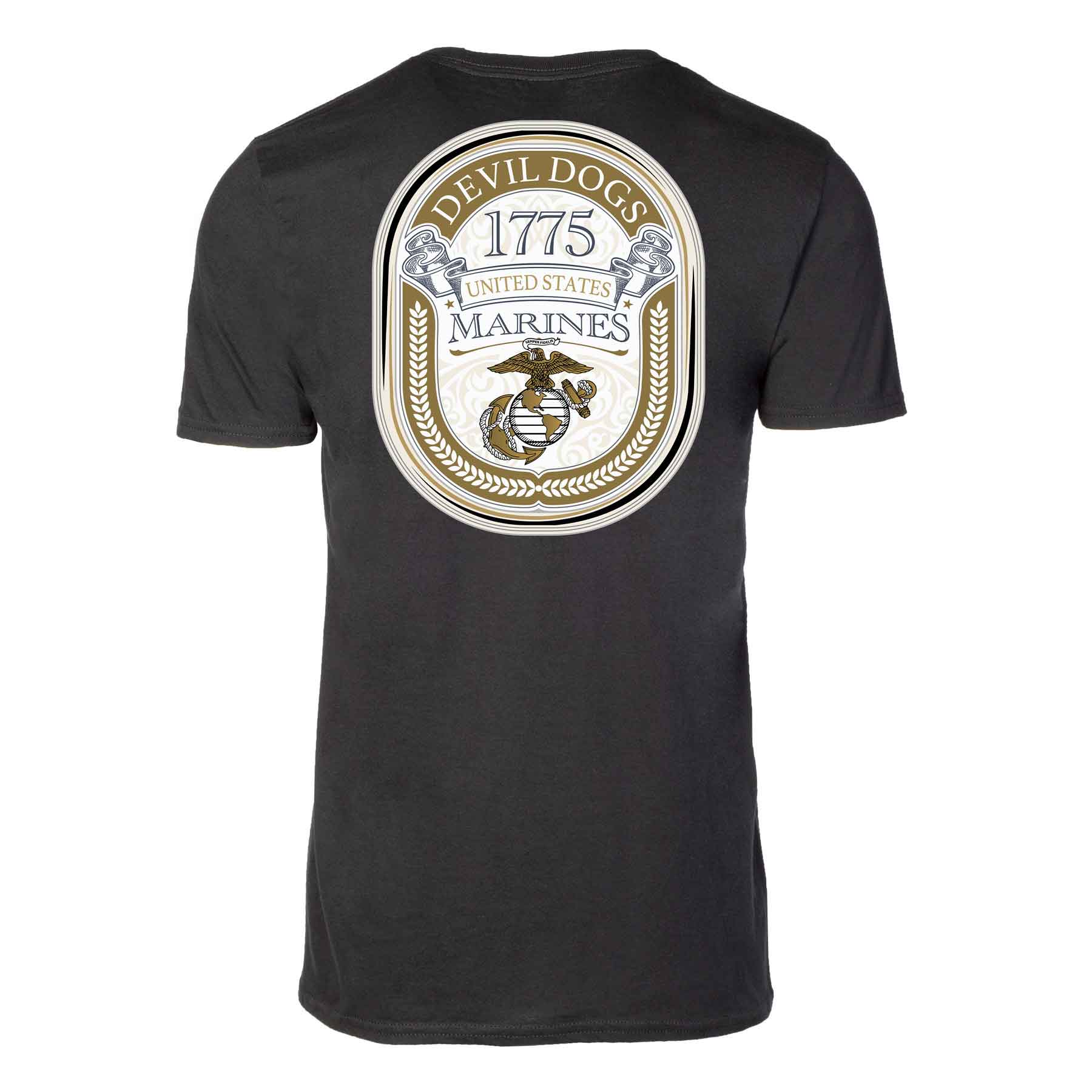 Devil Dogs 1775 USMC T-shirt- Back Design - Image 14