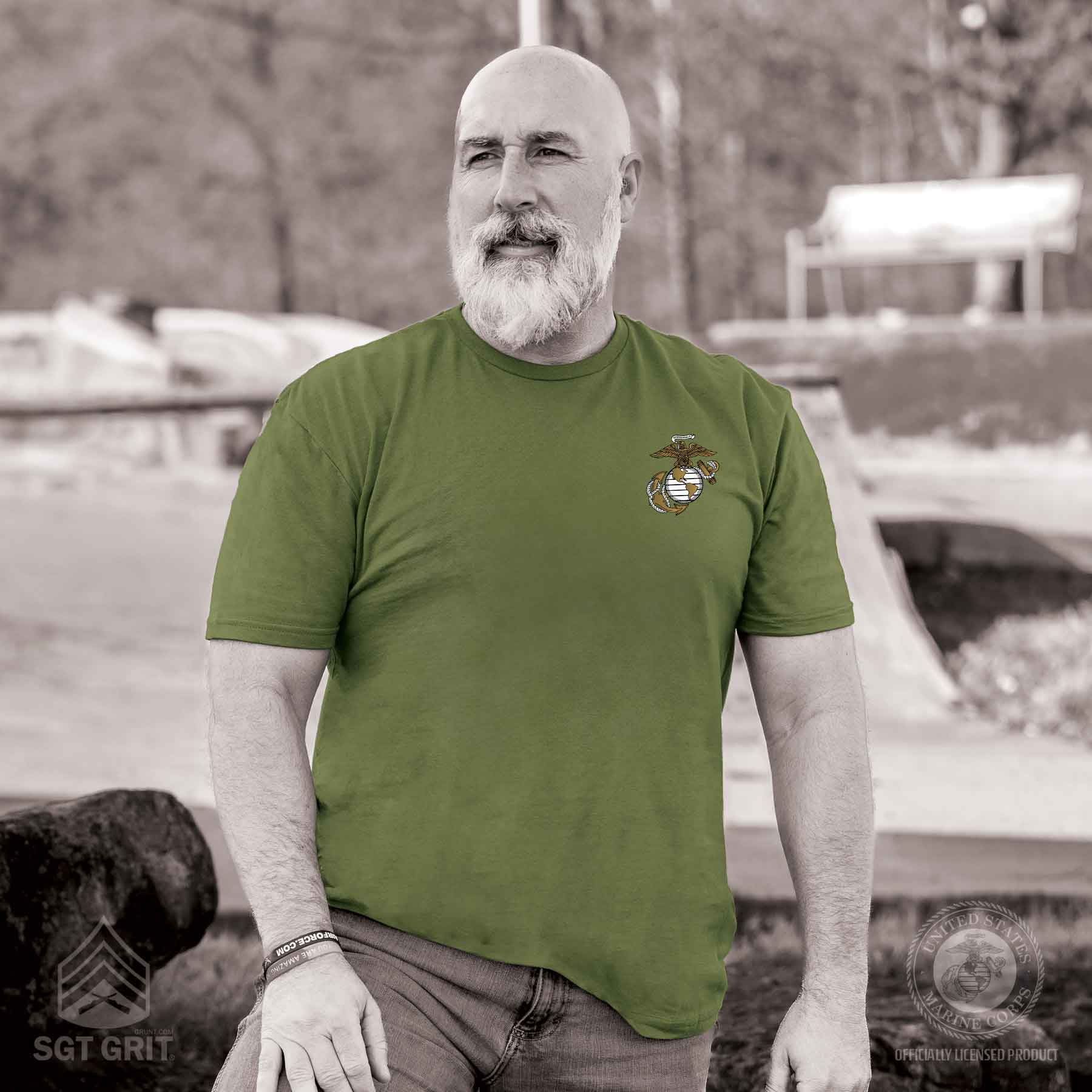 Devil Dogs 1775 USMC T-shirt- Back Design - Image 2