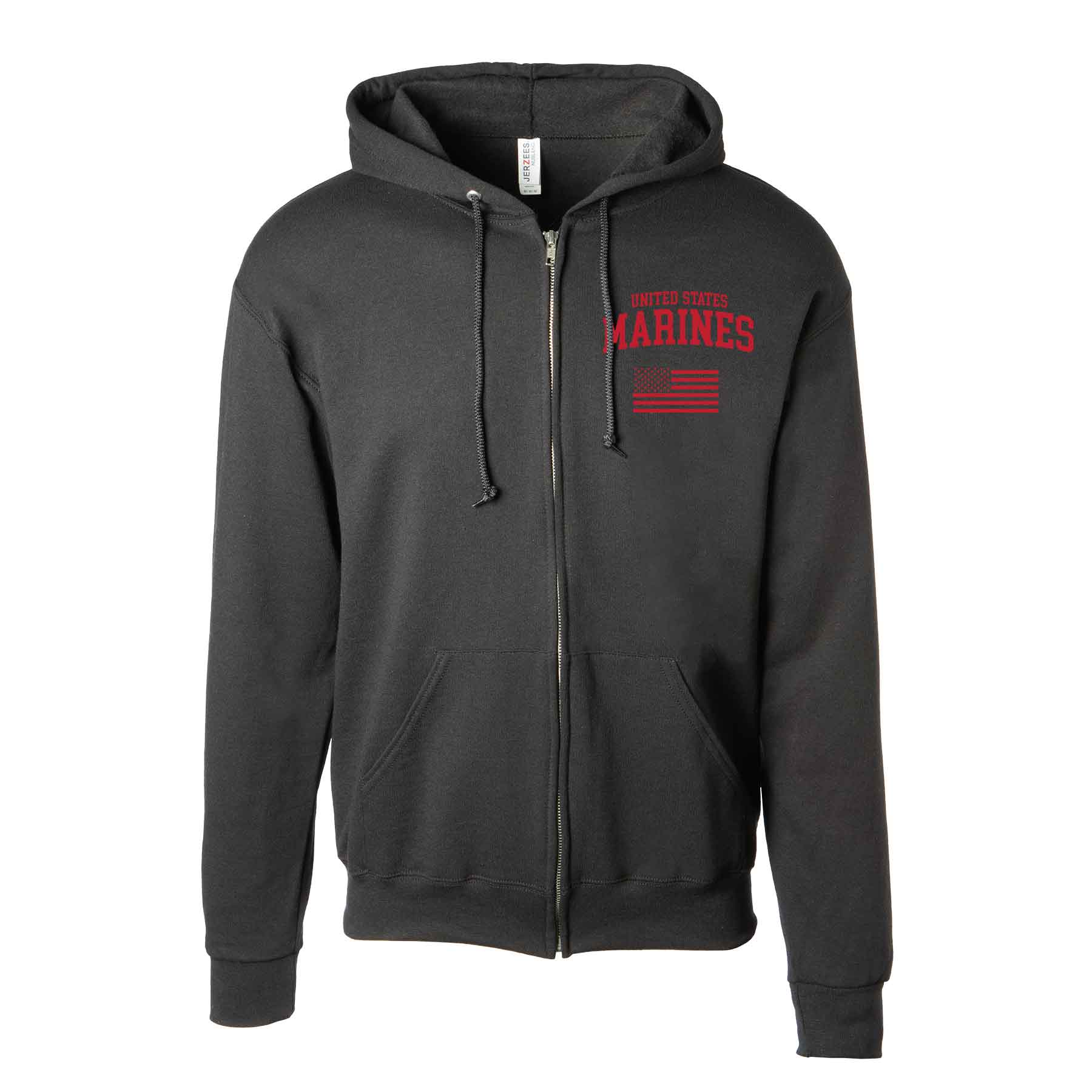 United States Marines USA Flag Full-Zip Hoodie