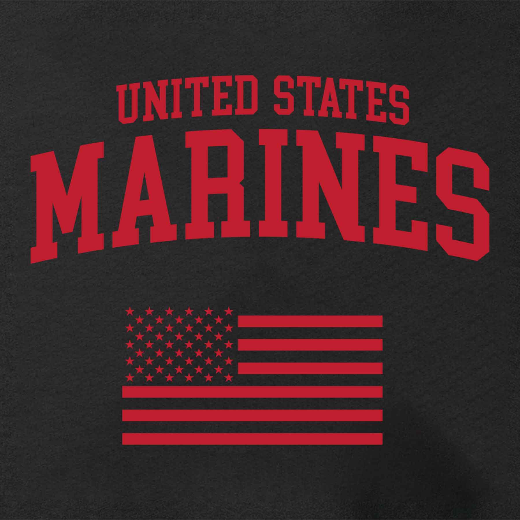United States Marines USA Flag Full-Zip Hoodie - Image 3