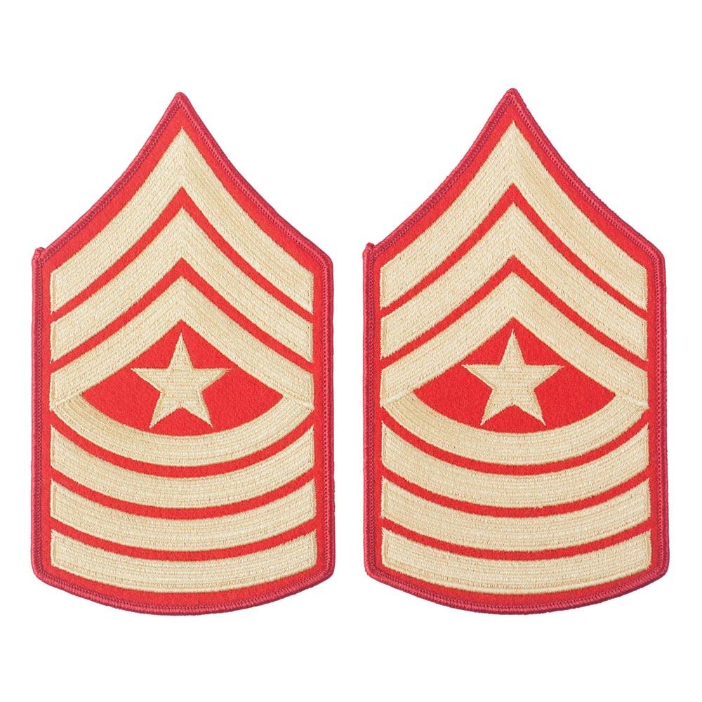 Gold on Red Female Chevrons - Image 11