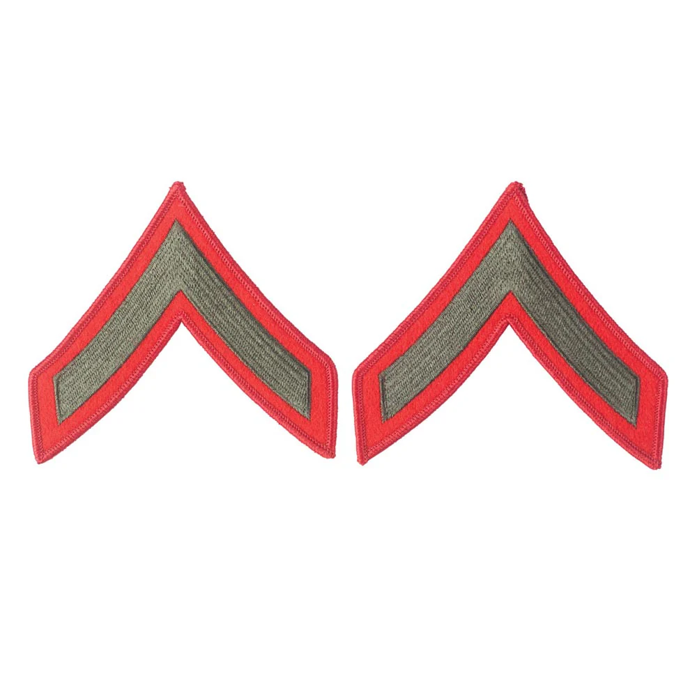 Green on Red Female Chevrons - Image 2