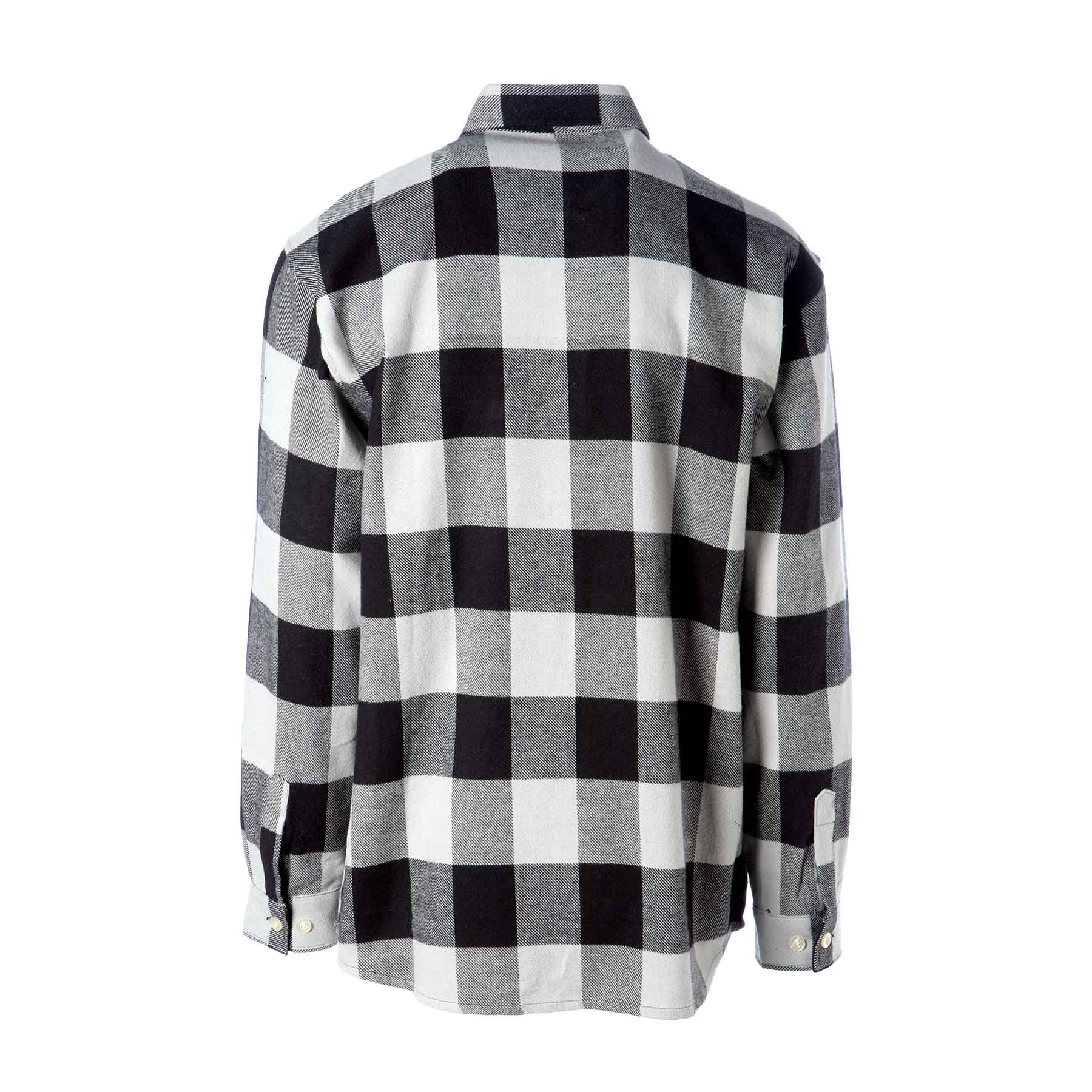 Extra Heavyweight Flannel Shirt- Grey Plaid - Image 2
