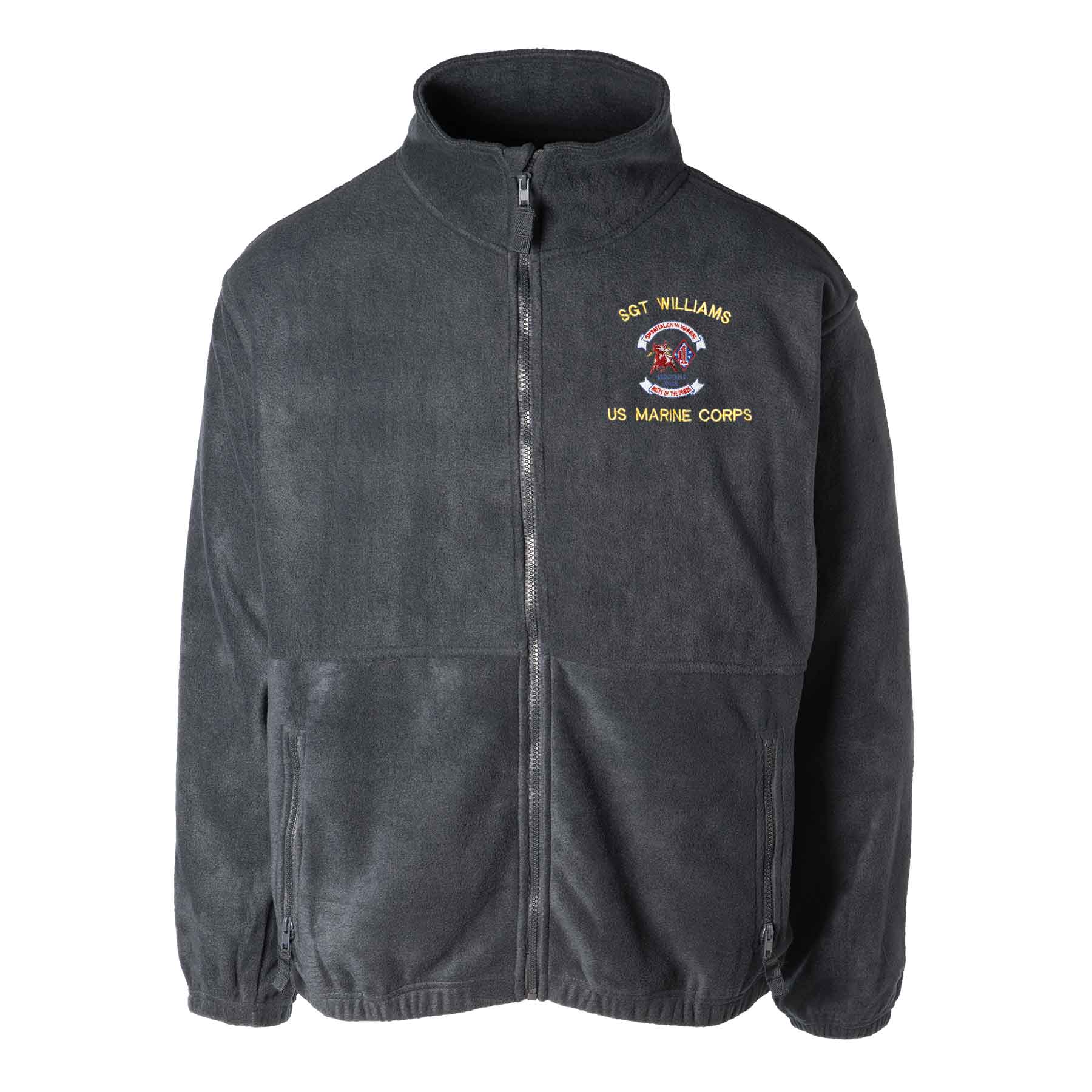 3rd Battalion 1st Marines Embroidered Fleece Full Zip