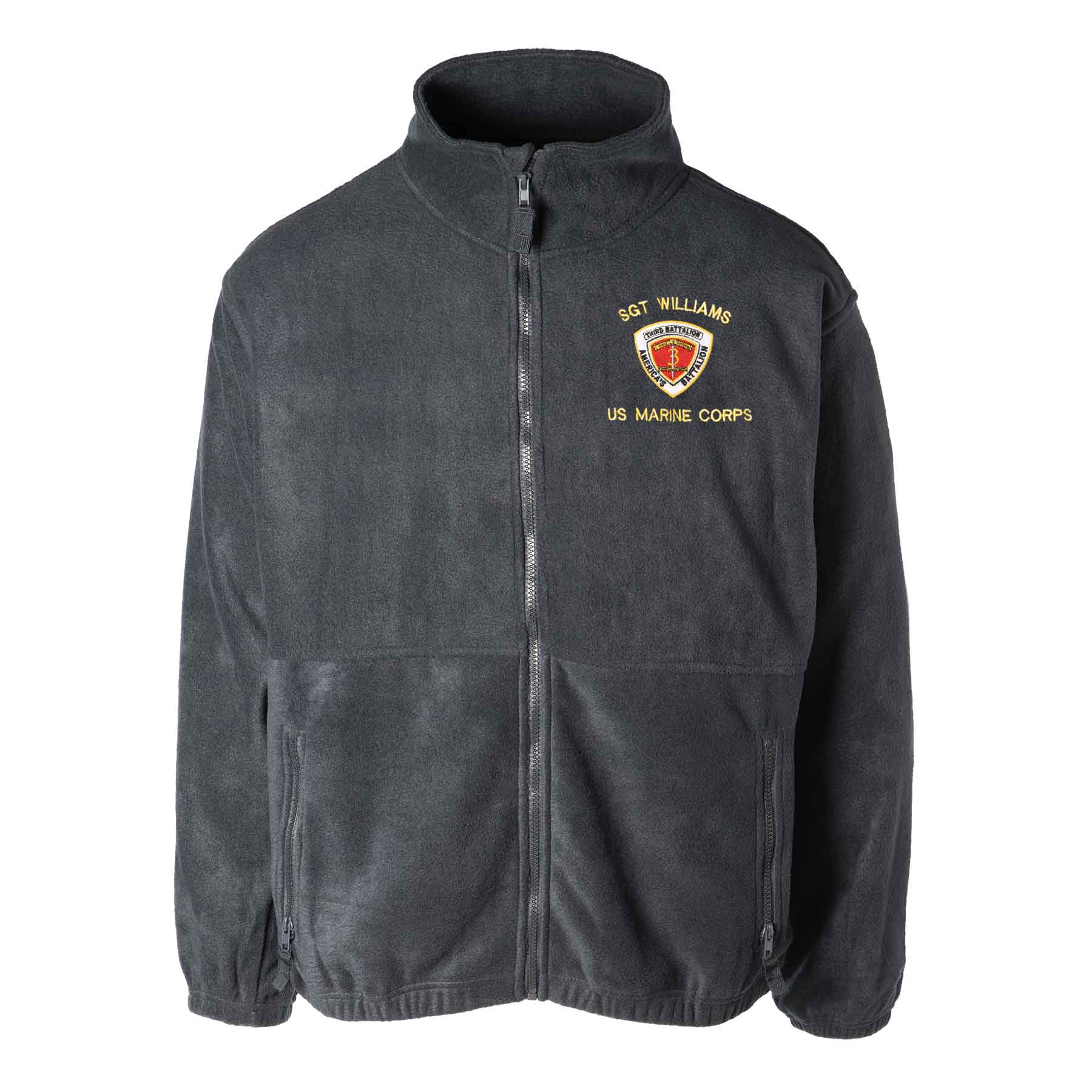 3rd Battalion 3rd Marines Embroidered Fleece Full Zip