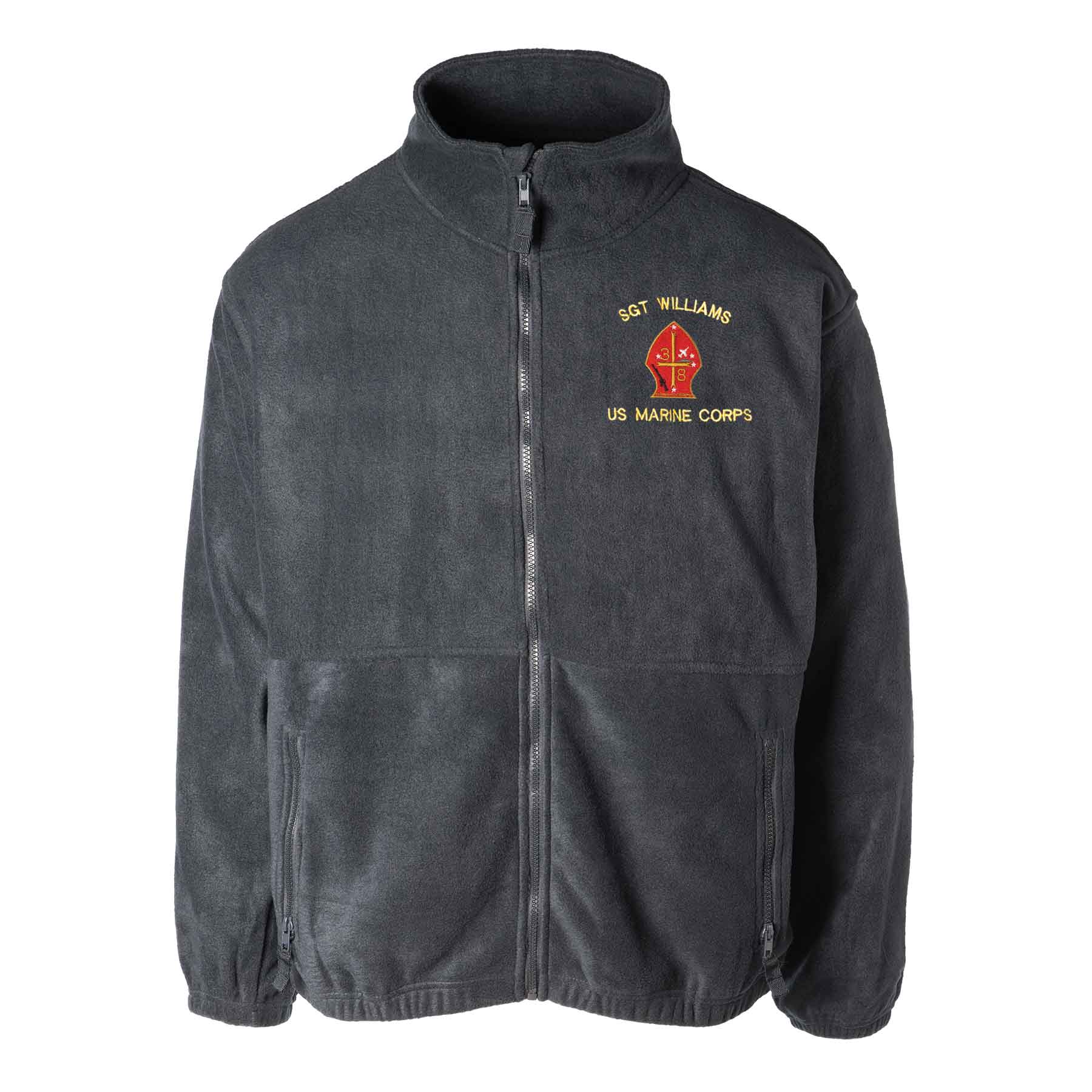 3rd Battalion 8th Marines Embroidered Fleece Full Zip