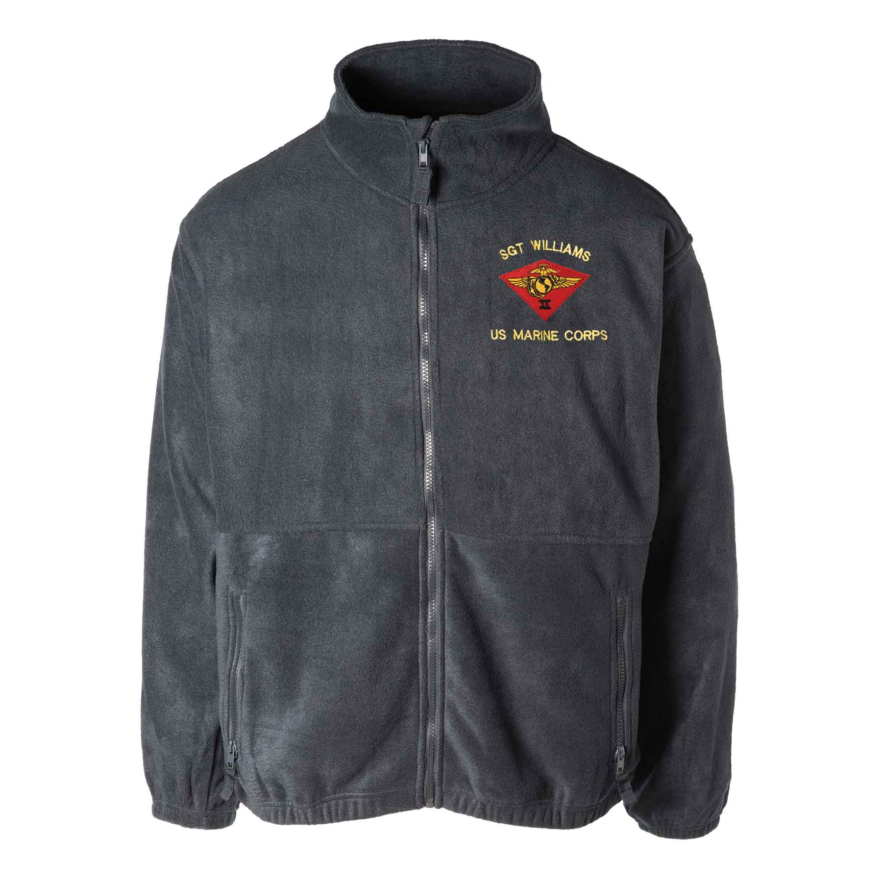 2nd Marine Air Wing Embroidered Fleece Full Zip