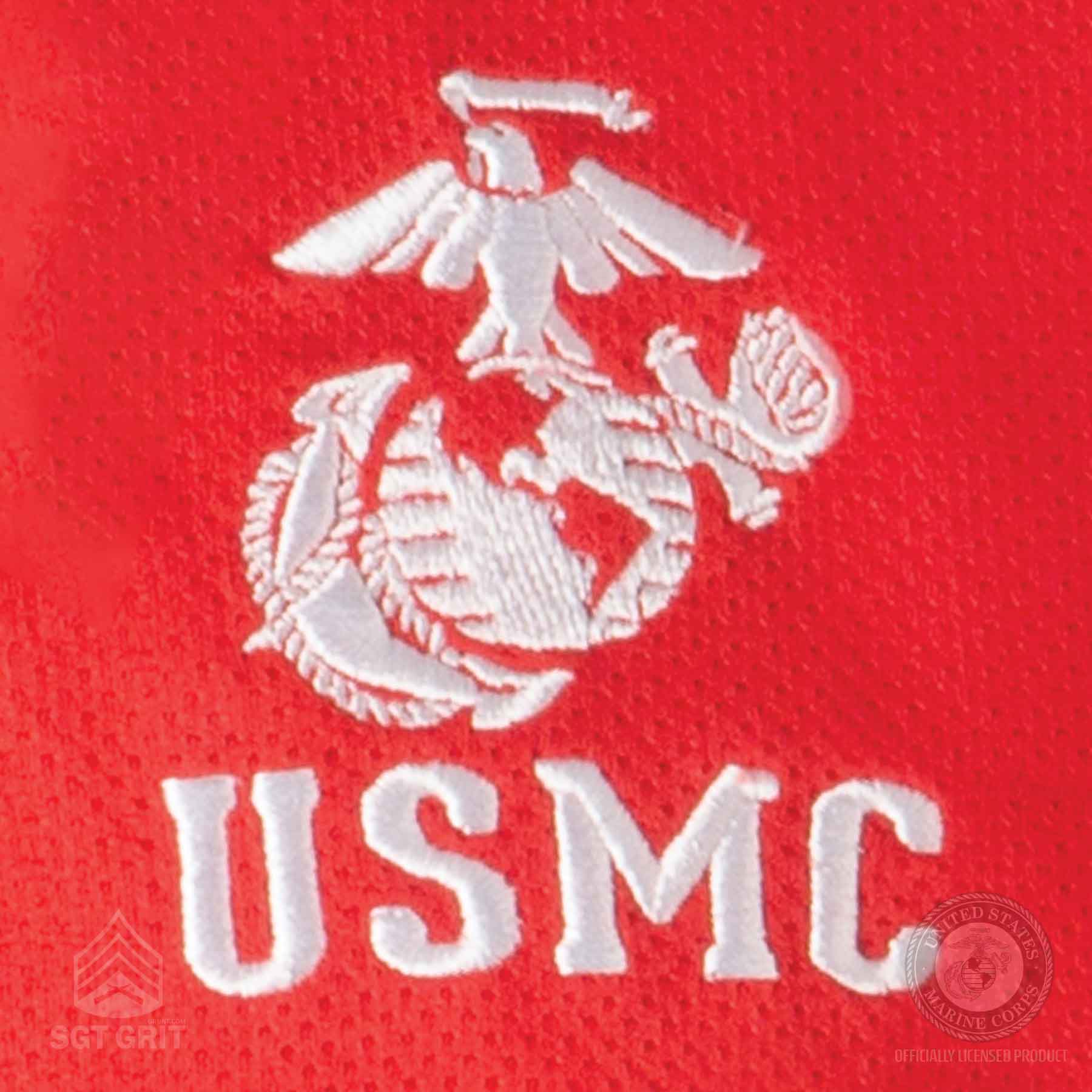 EGA USMC Performance Polo – Red - Image 2
