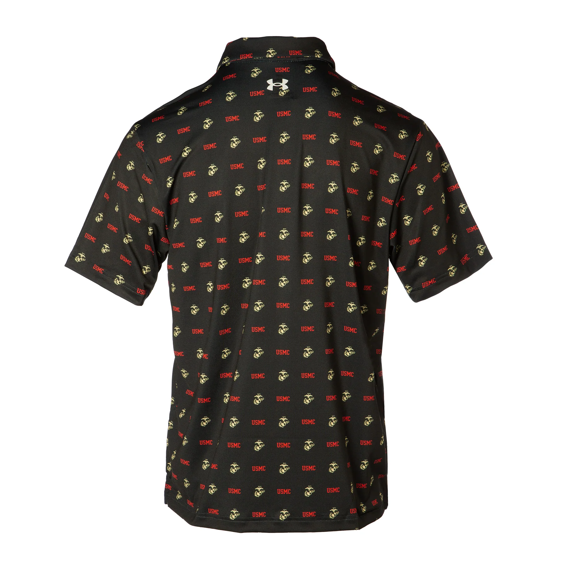Under Armour USMC EGA Black Polo - Image 6