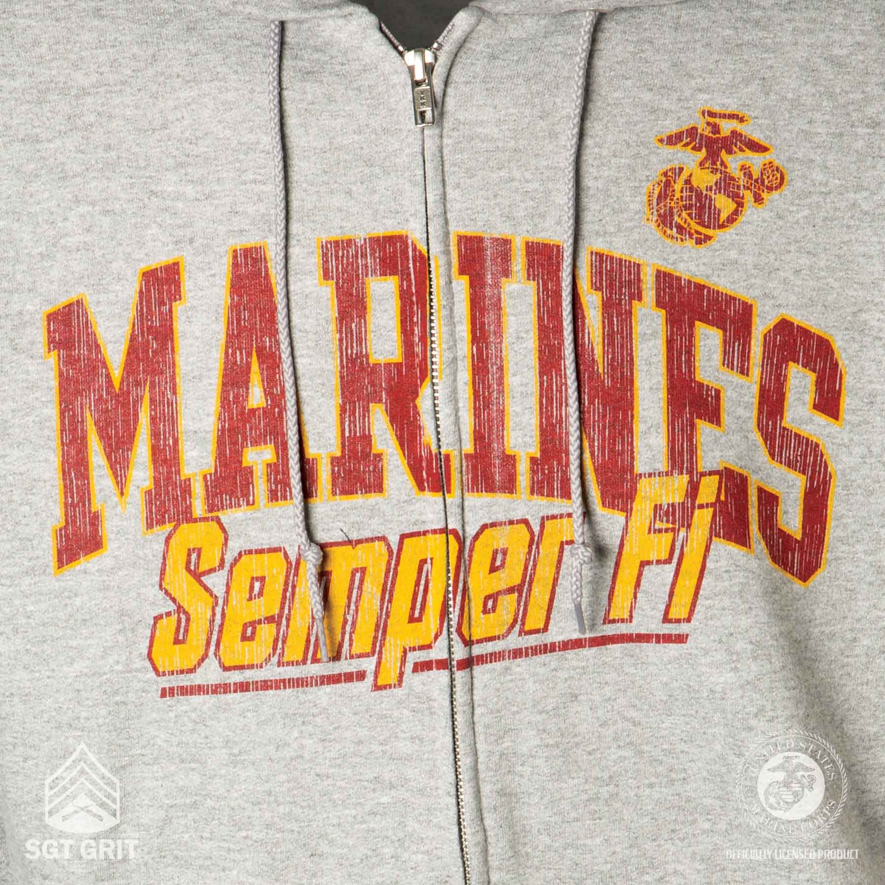 Champion Marines Semper Fi Full Zip Hoodie - Image 3