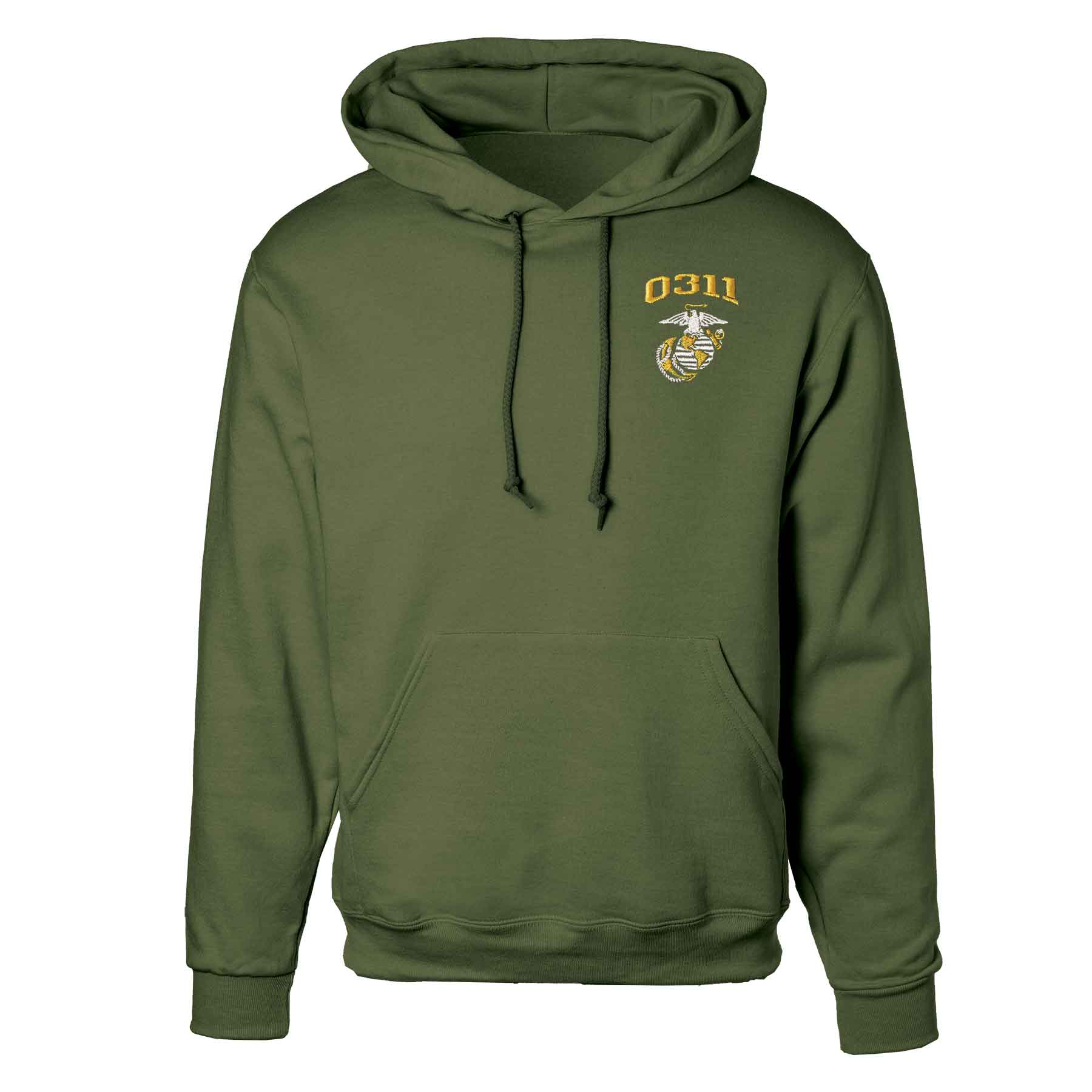 Marine Corps MOS Embroidered Hoodie - Image 4