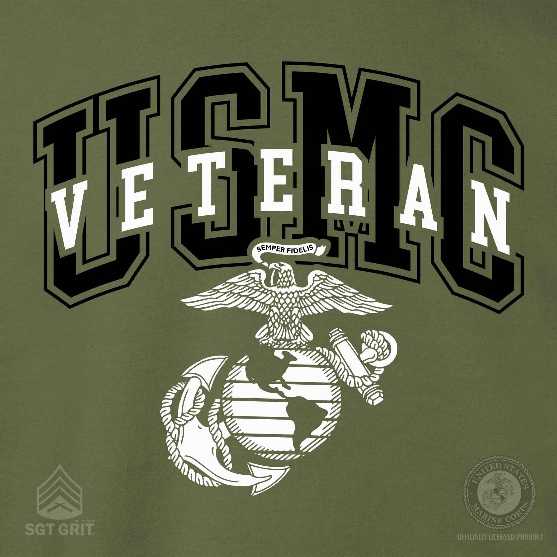 USMC Veteran Overlay Hoodie - Image 3