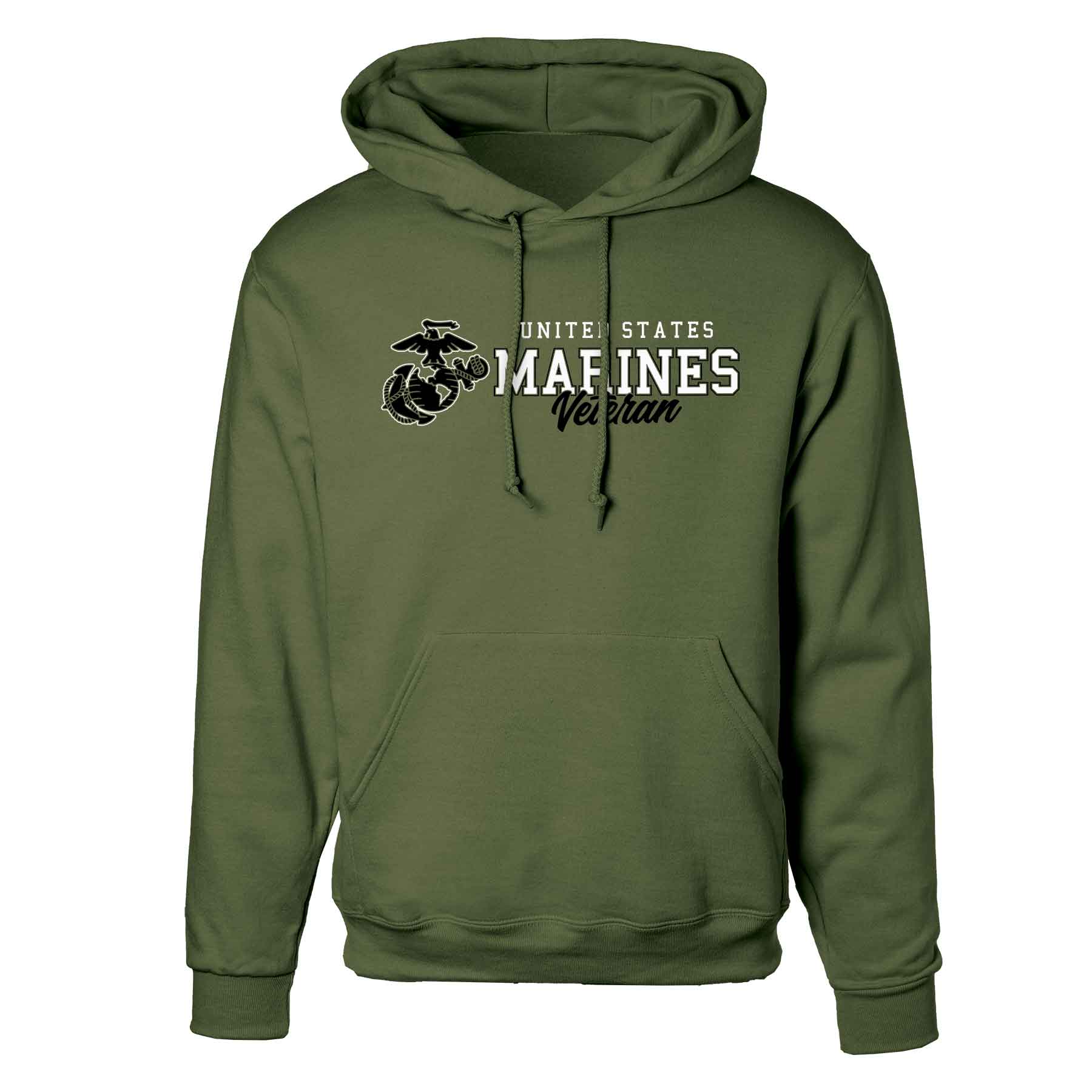 USMC Veteran Script Hoodie - Image 7