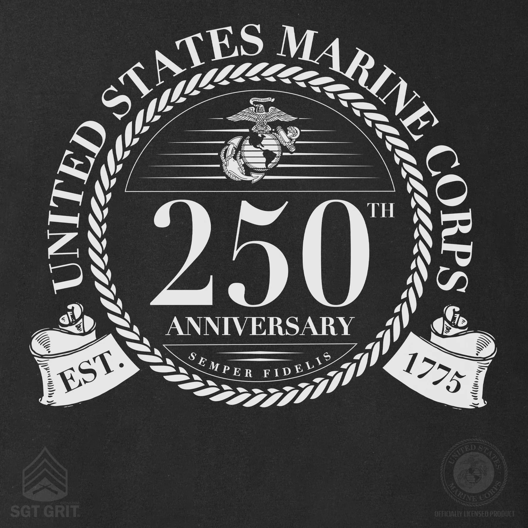 USMC 250th Anniversary Formal Hoodie - Image 3