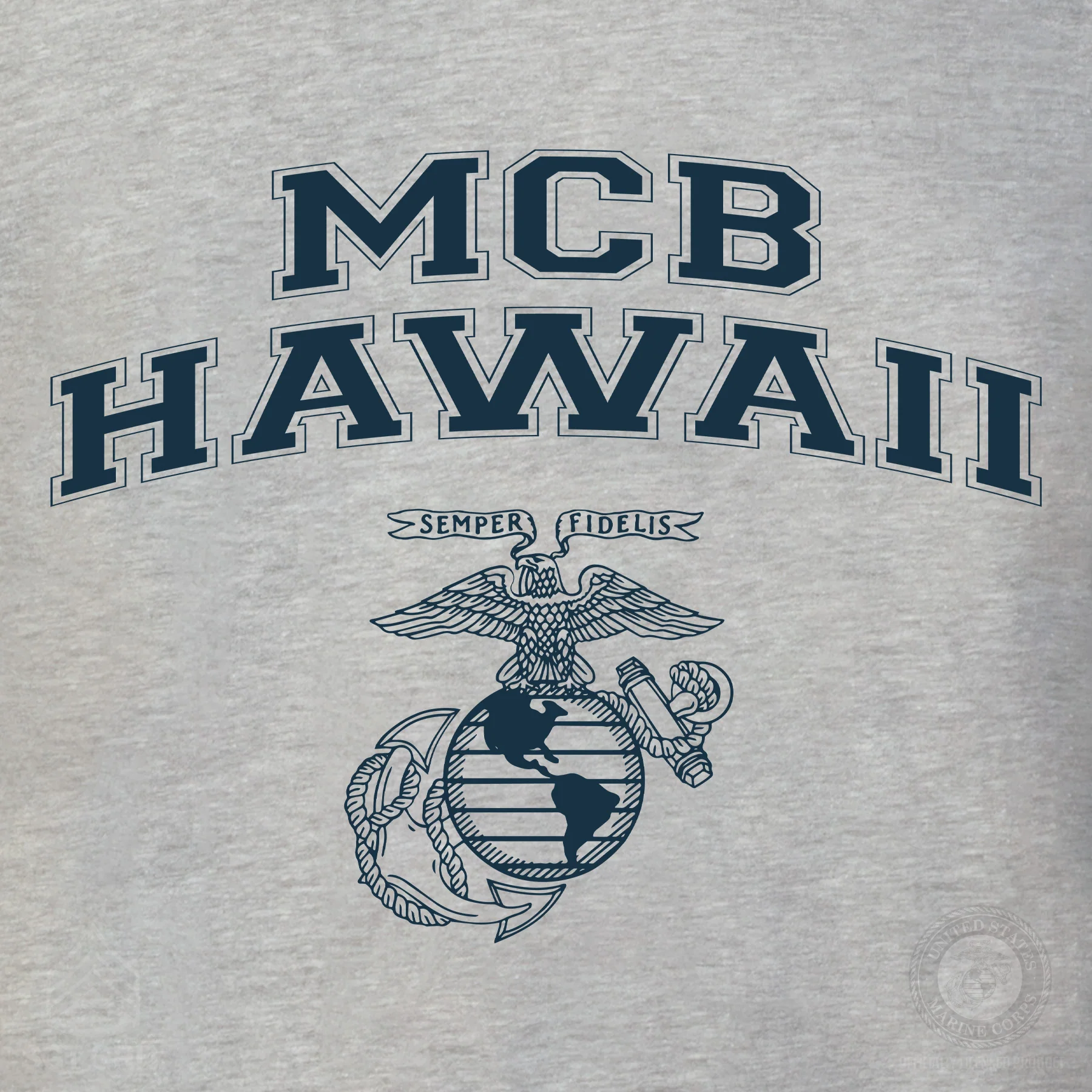 Marine Corps Base Collegiate EGA Hoodie - Image 43
