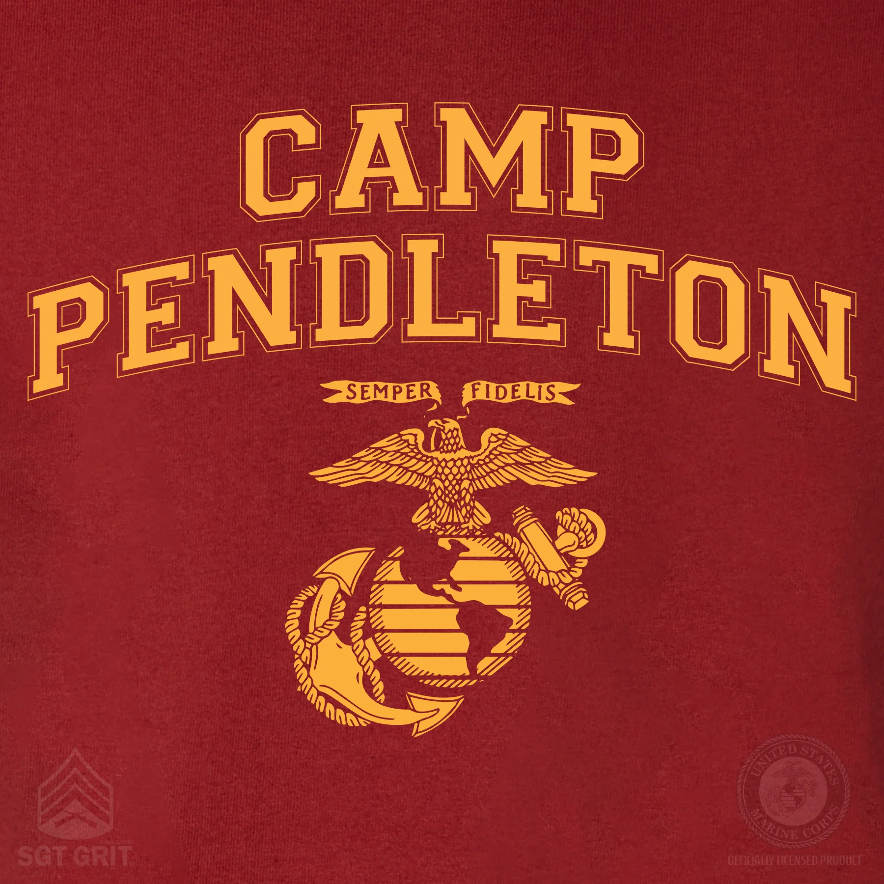 Marine Corps Base Collegiate EGA Hoodie - Image 48