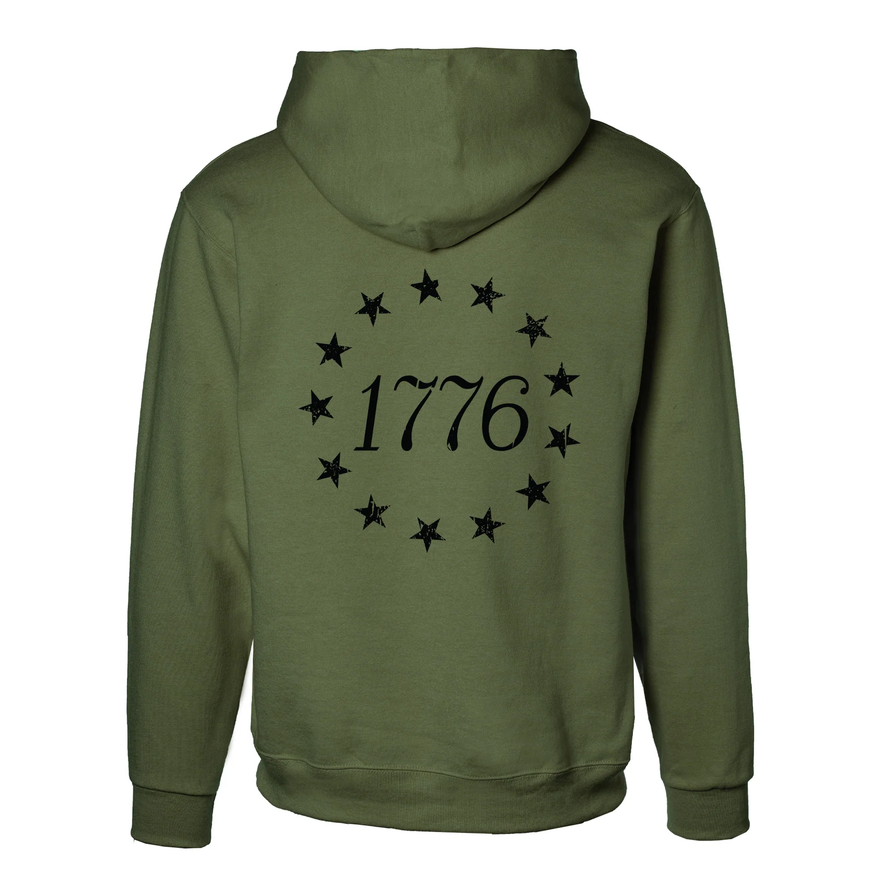 1776 Betsy Ross Flag Hoodie - Back Design - Image 22