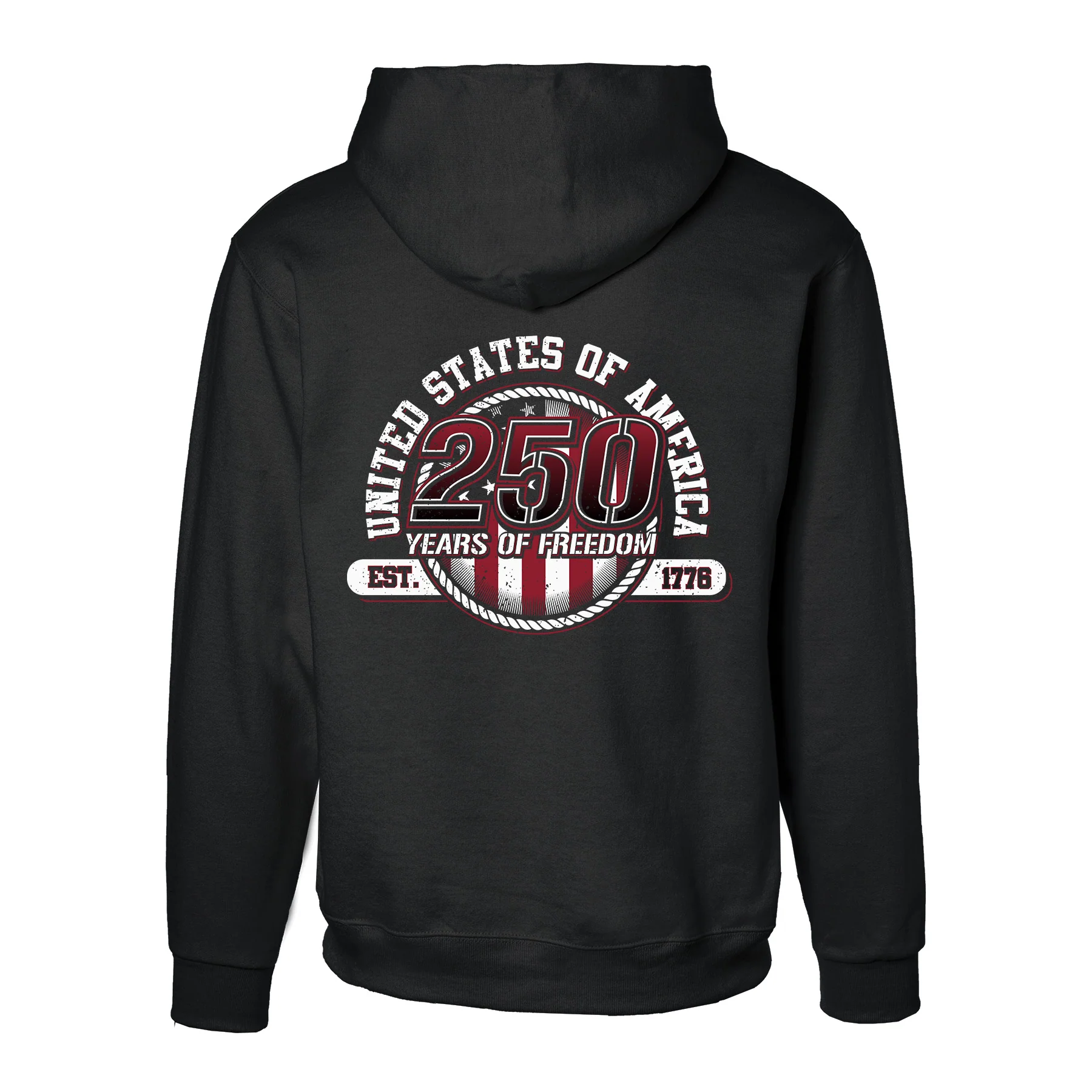250 Years of Freedom Hoodie - Back Design - Image 10