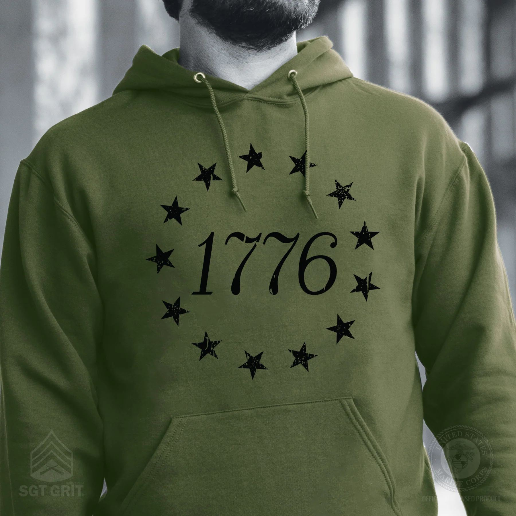 1776 Betsy Ross Flag Hoodie - Image 11
