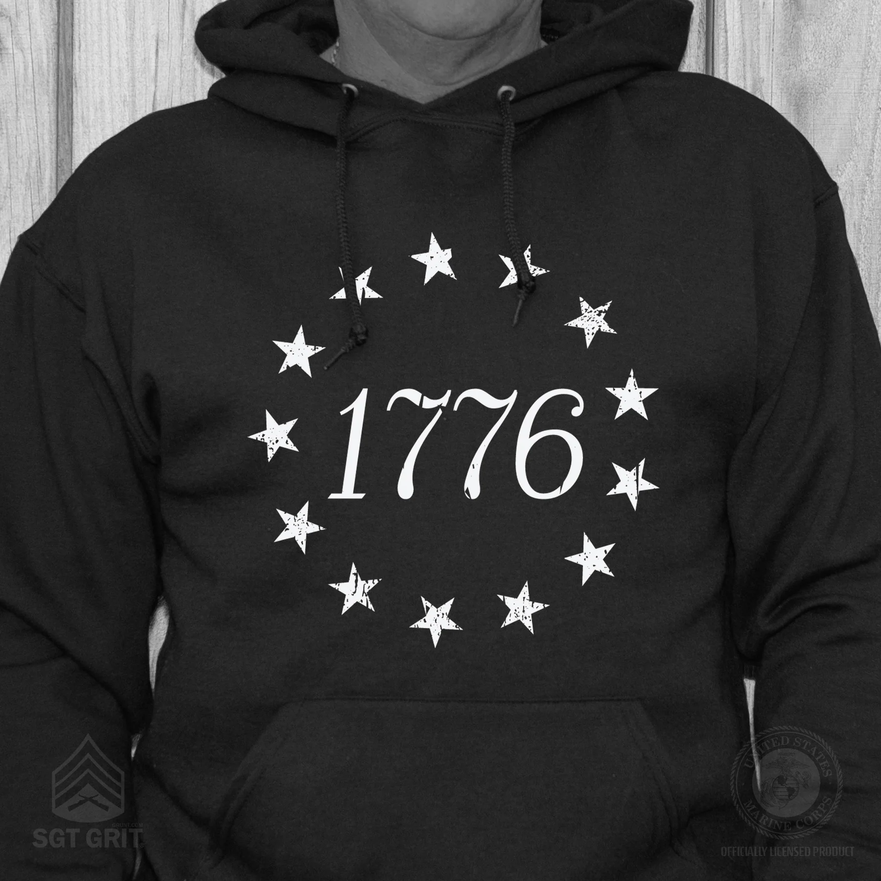 1776 Betsy Ross Flag Hoodie - Image 9