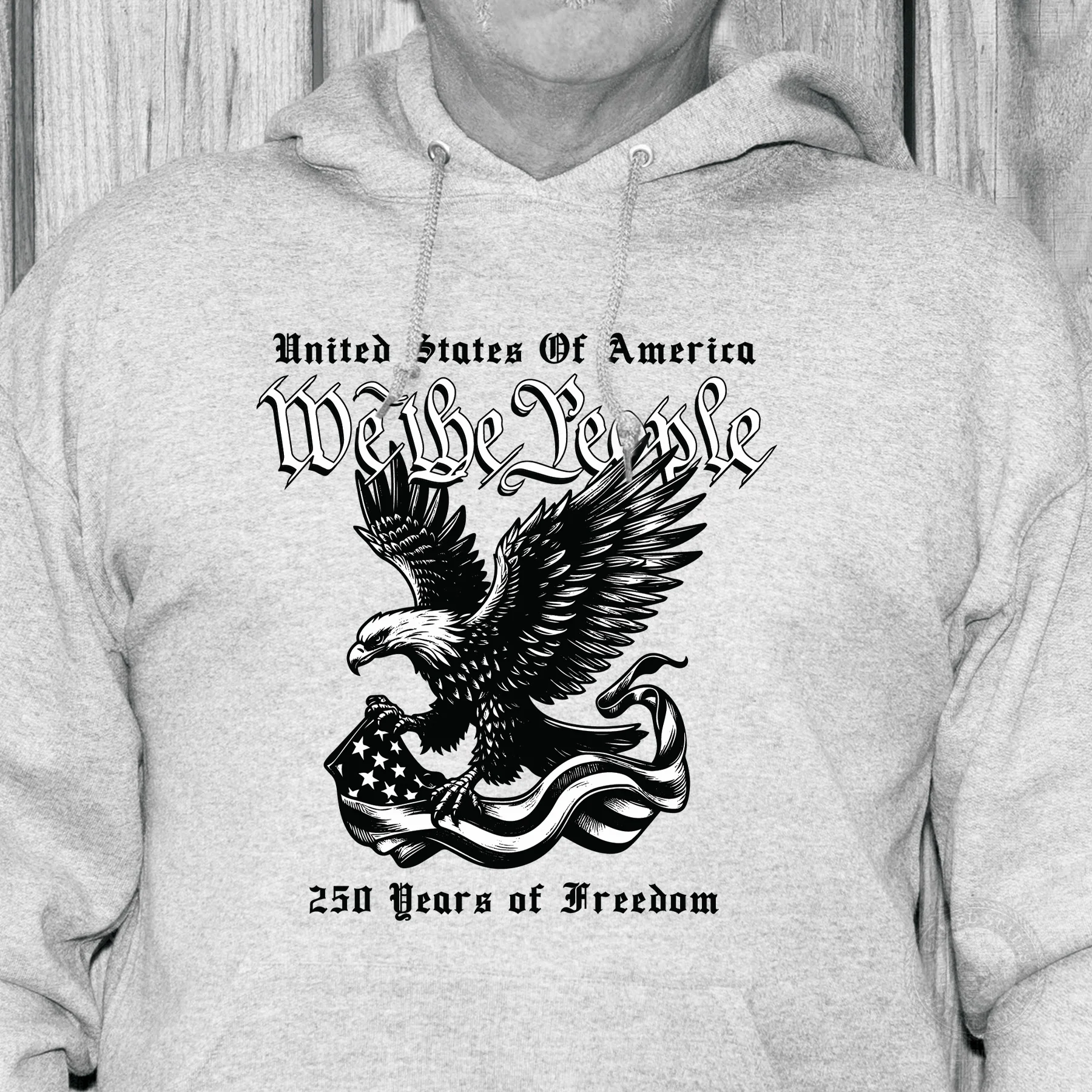 We The People 250 Years Eagle Hoodie - Image 5