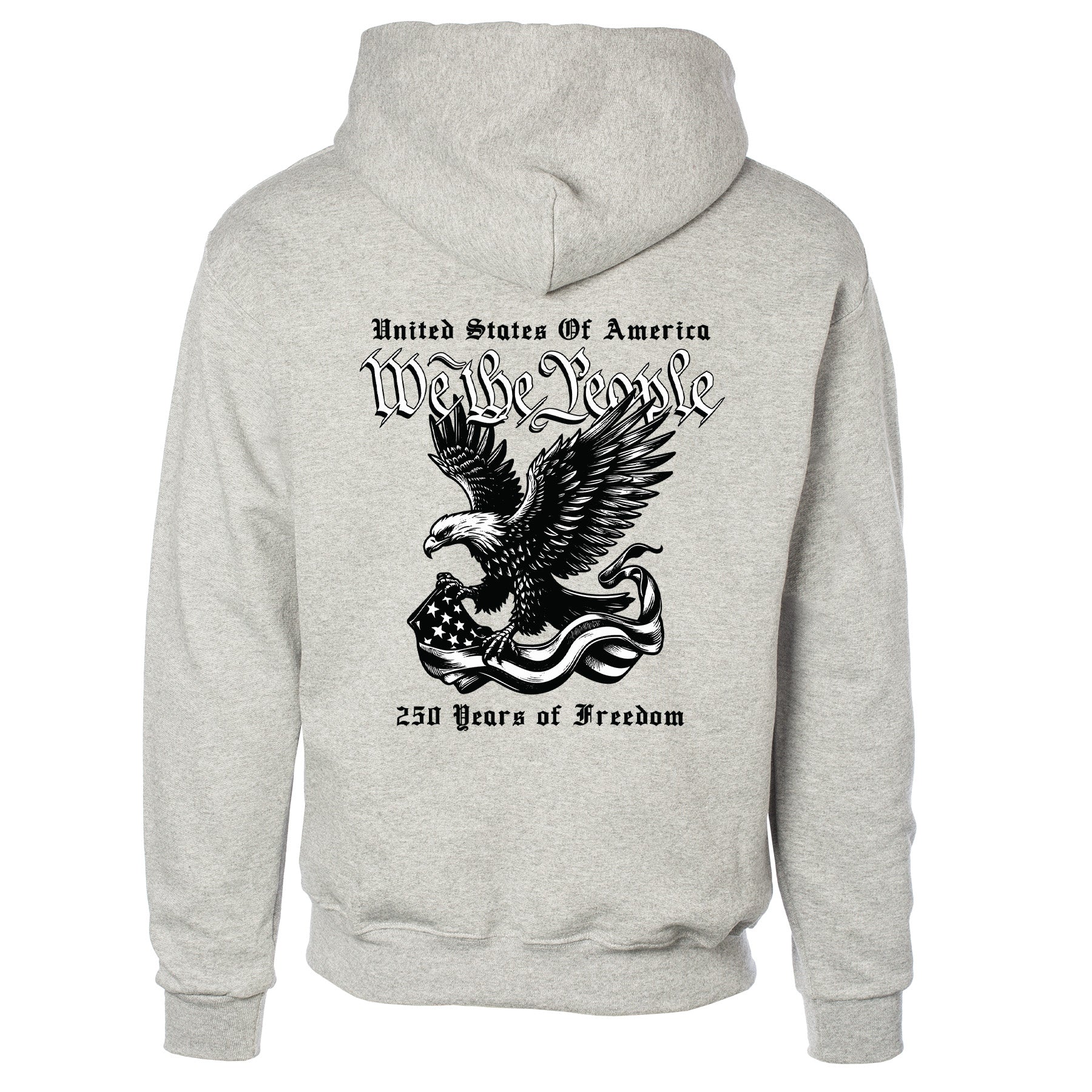We The People 250 Years Eagle Hoodie- Back Design - Image 11