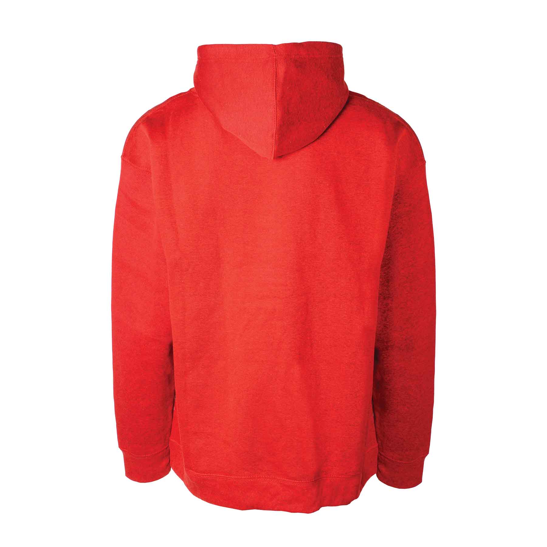 USMC Red Marled Embroidered Hoodie - Image 2