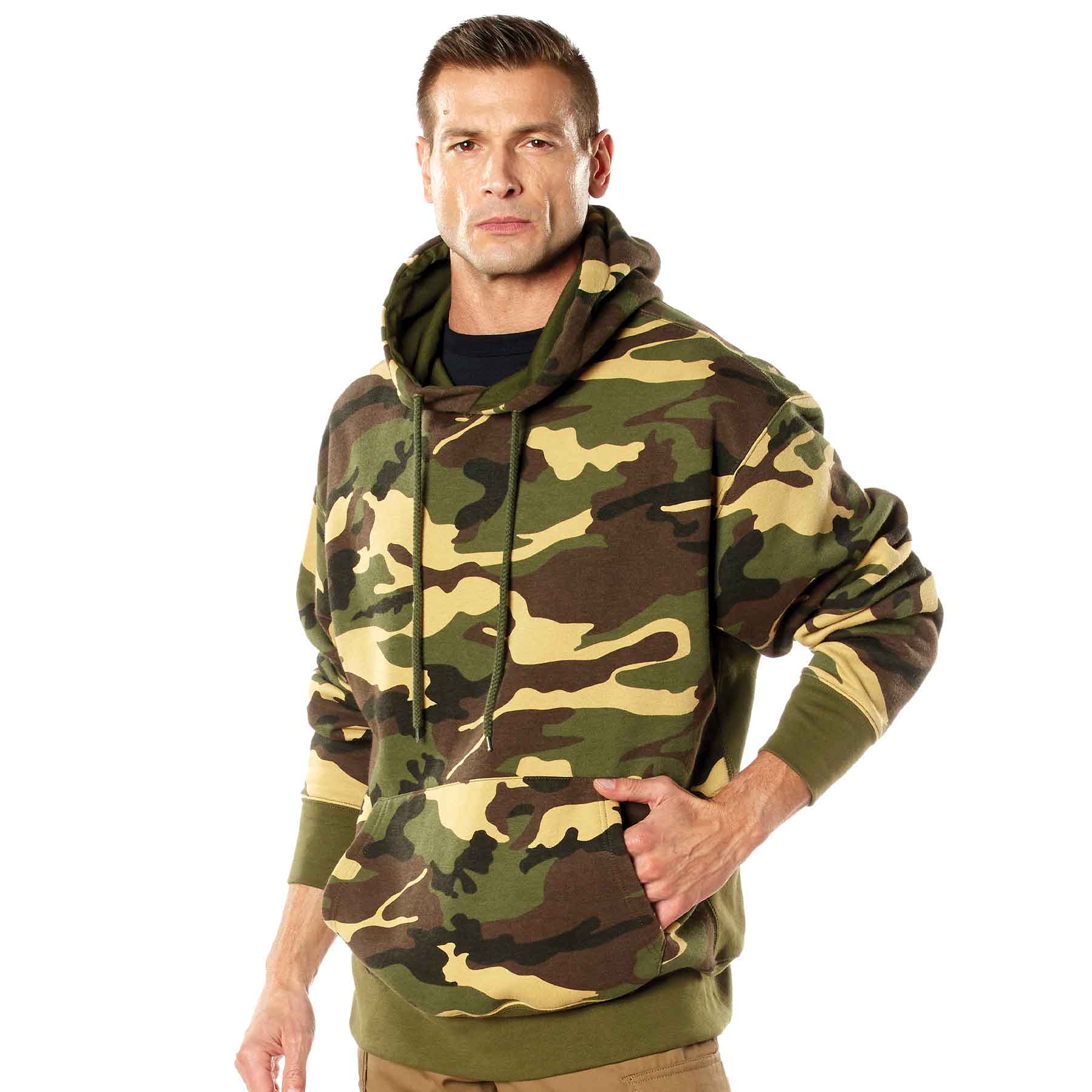 Woodland Camo Hoodie - Image 3