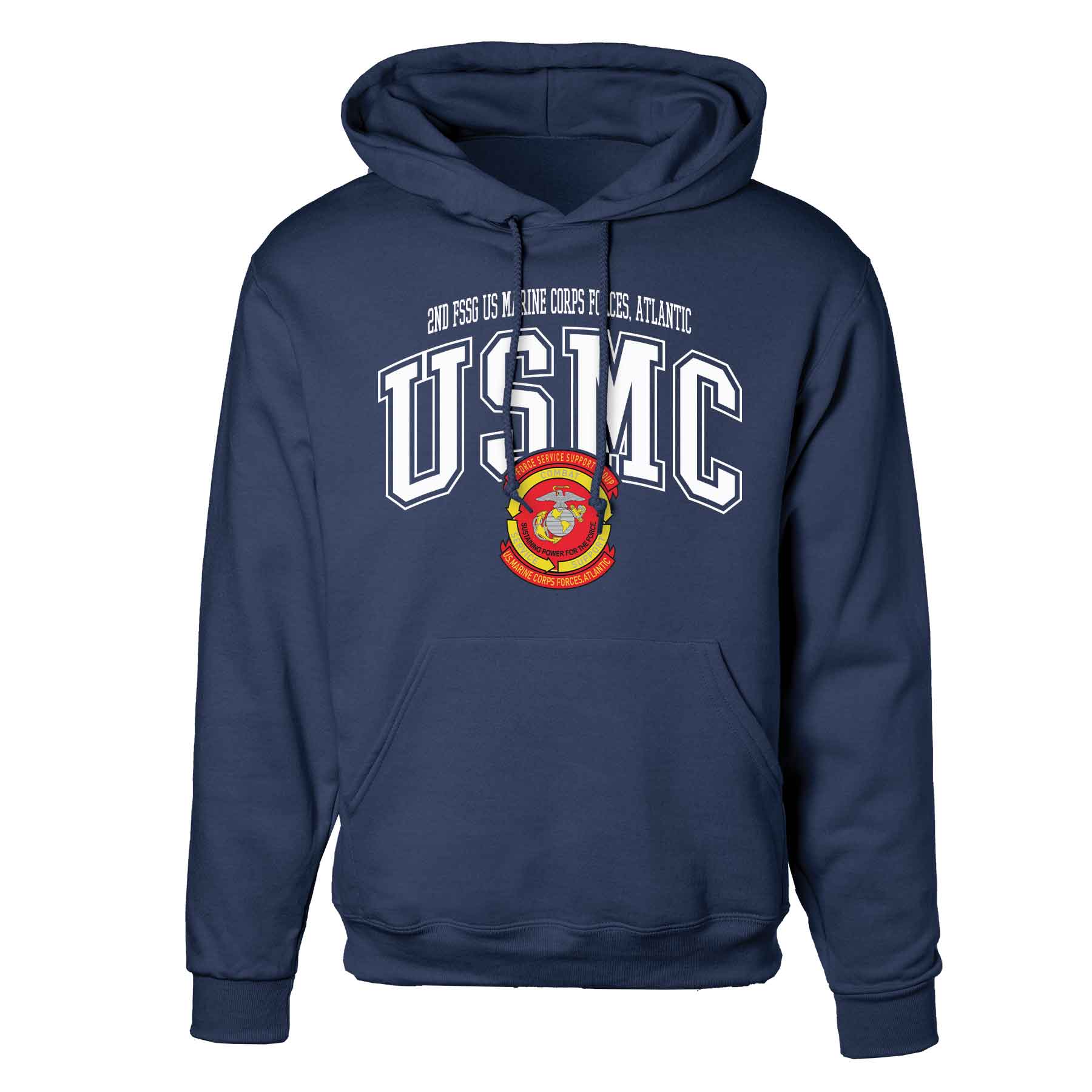 2nd FSSG US Marine Corps Arched Hoodie - Image 3