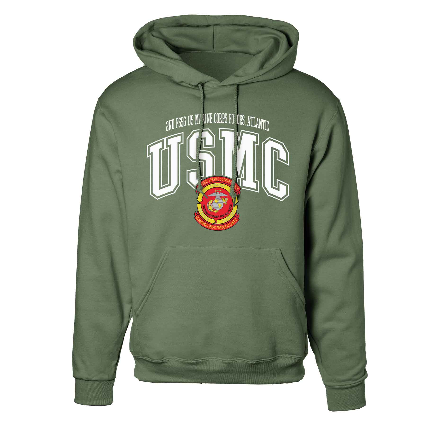 2nd FSSG US Marine Corps Arched Hoodie - Image 4