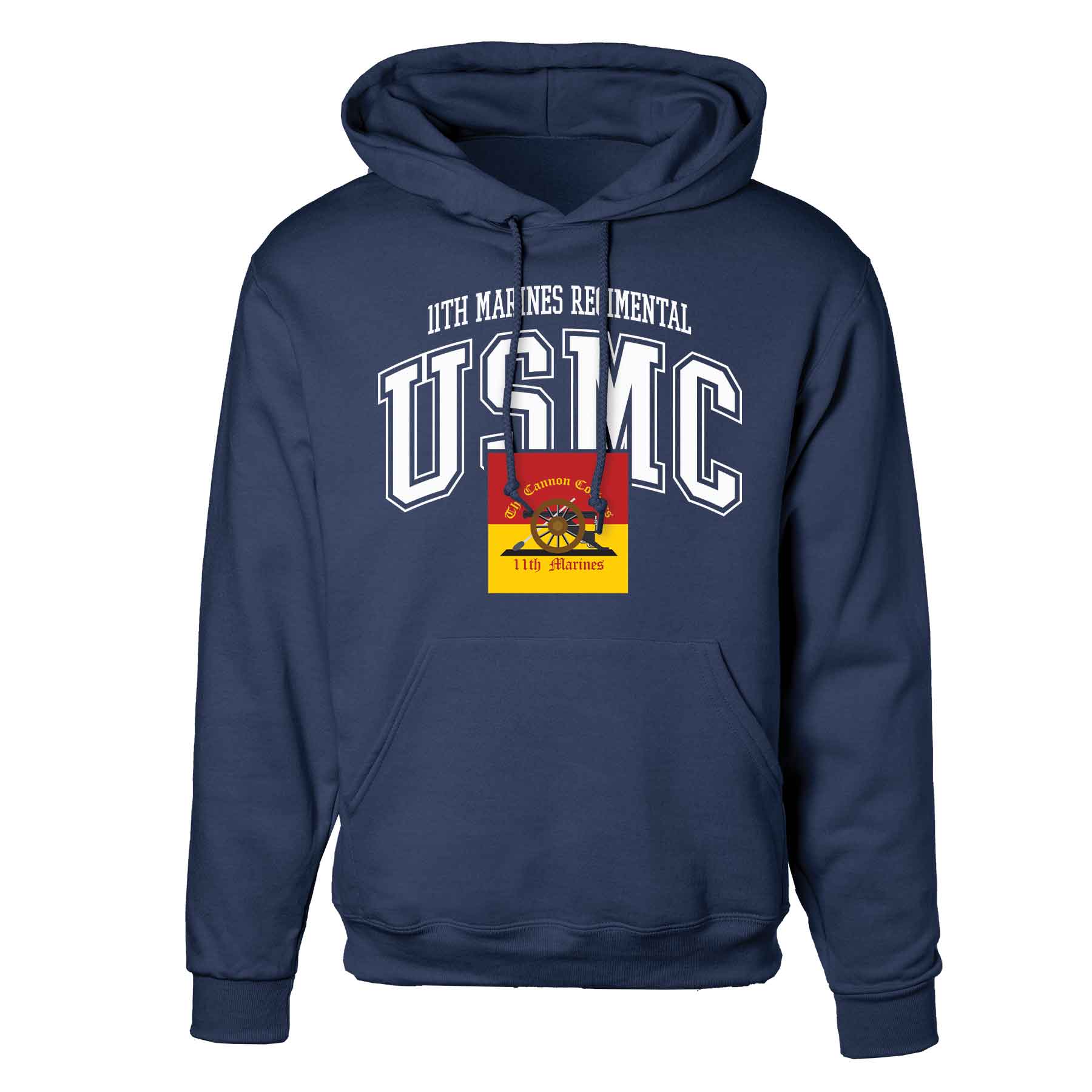 11th Marines Regimental Arched Hoodie - Image 3